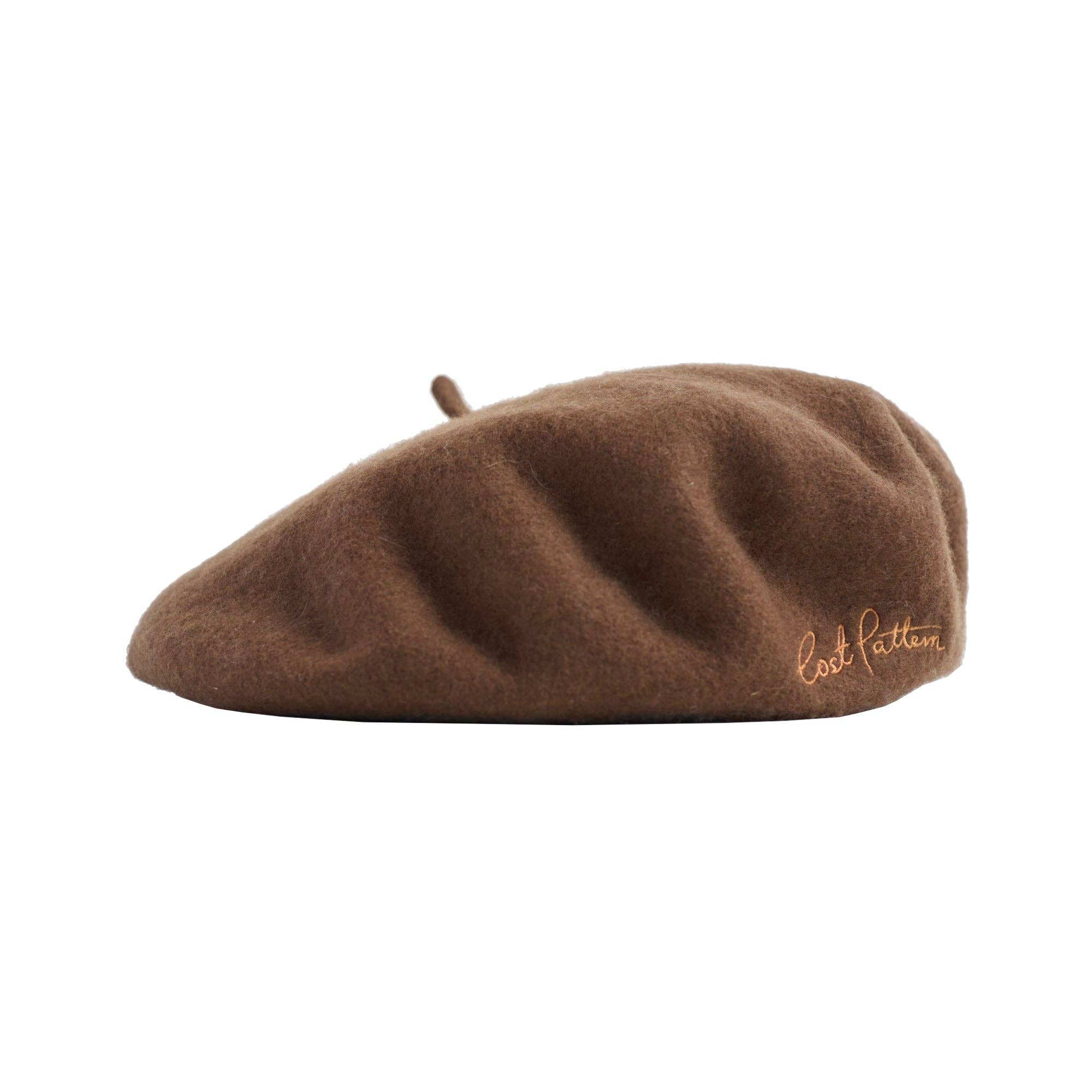 Wool Beret : Chestnut
