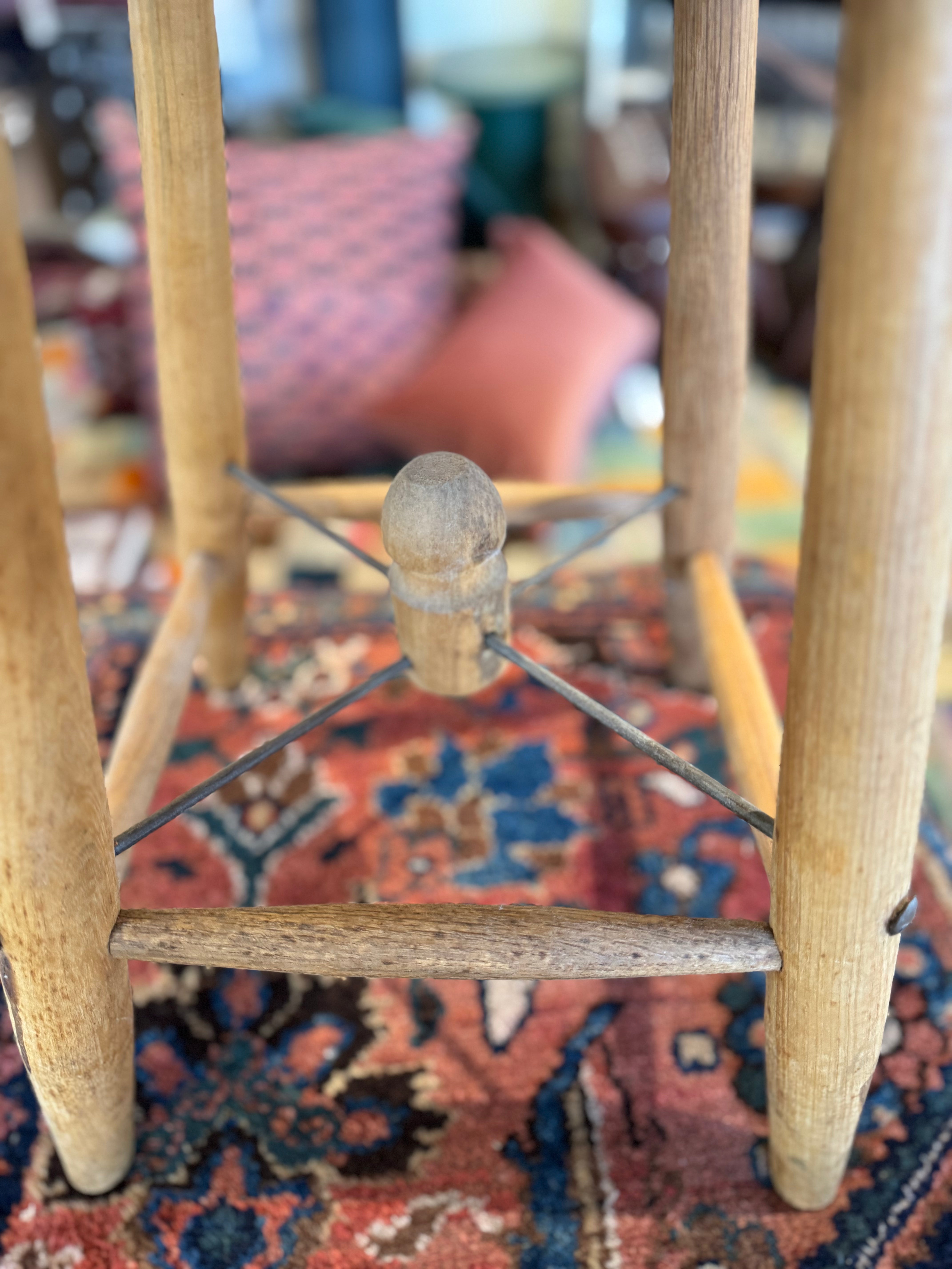 MCM Munising Stool w/electrician hat rack