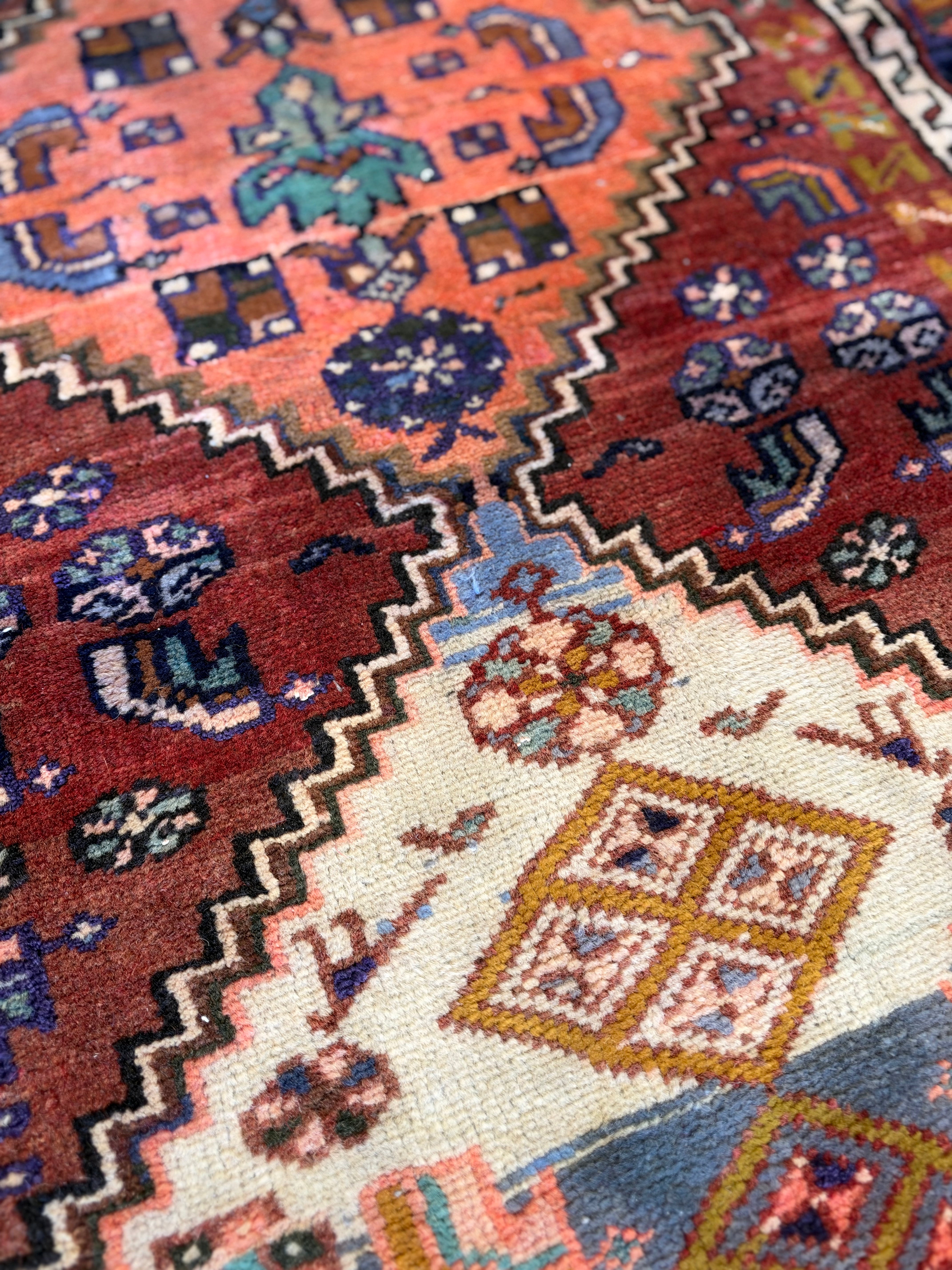 Vintage Turkish Rug 37 1/2" x 76"