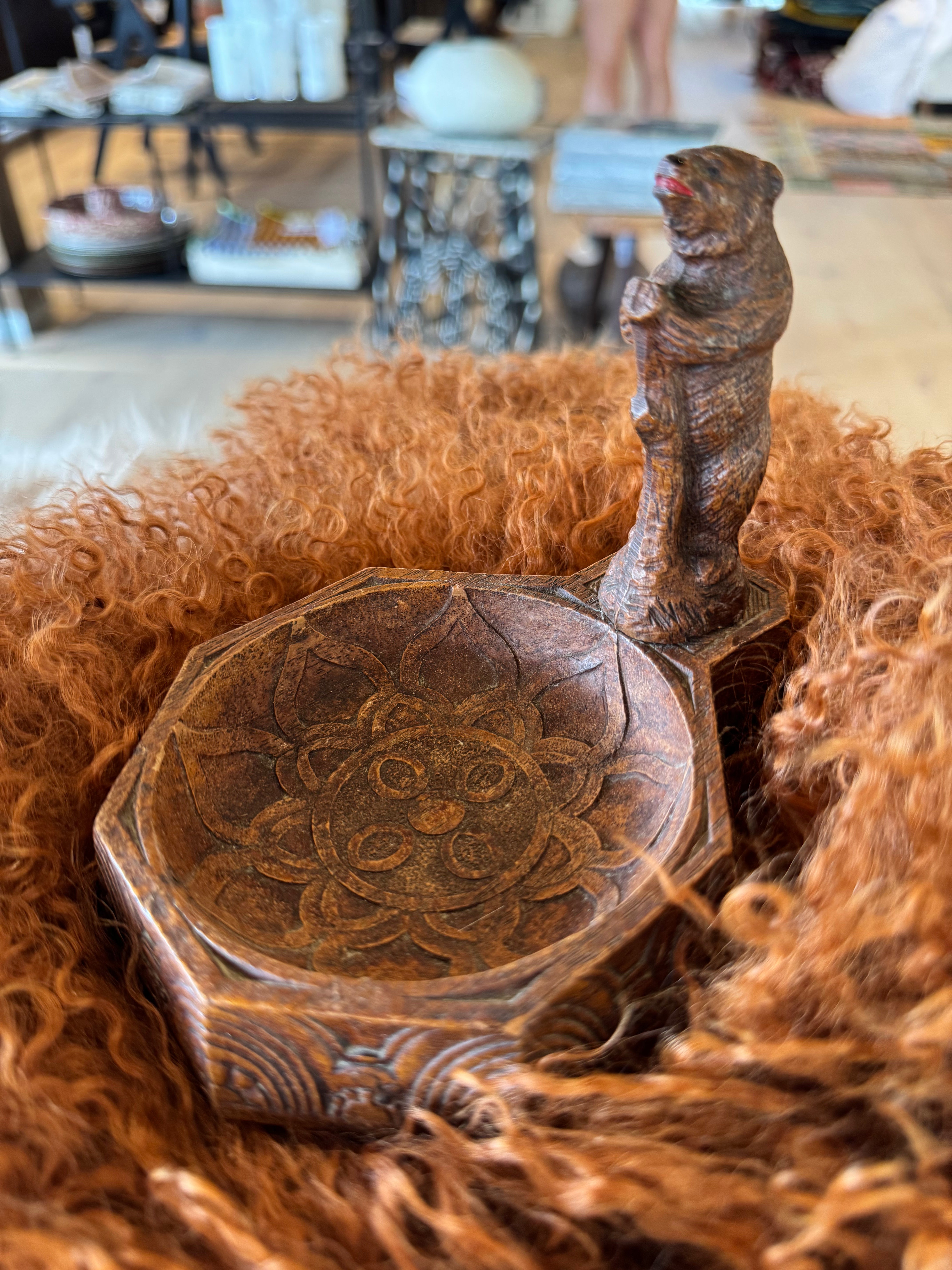 Standing Bear Pipe Rest