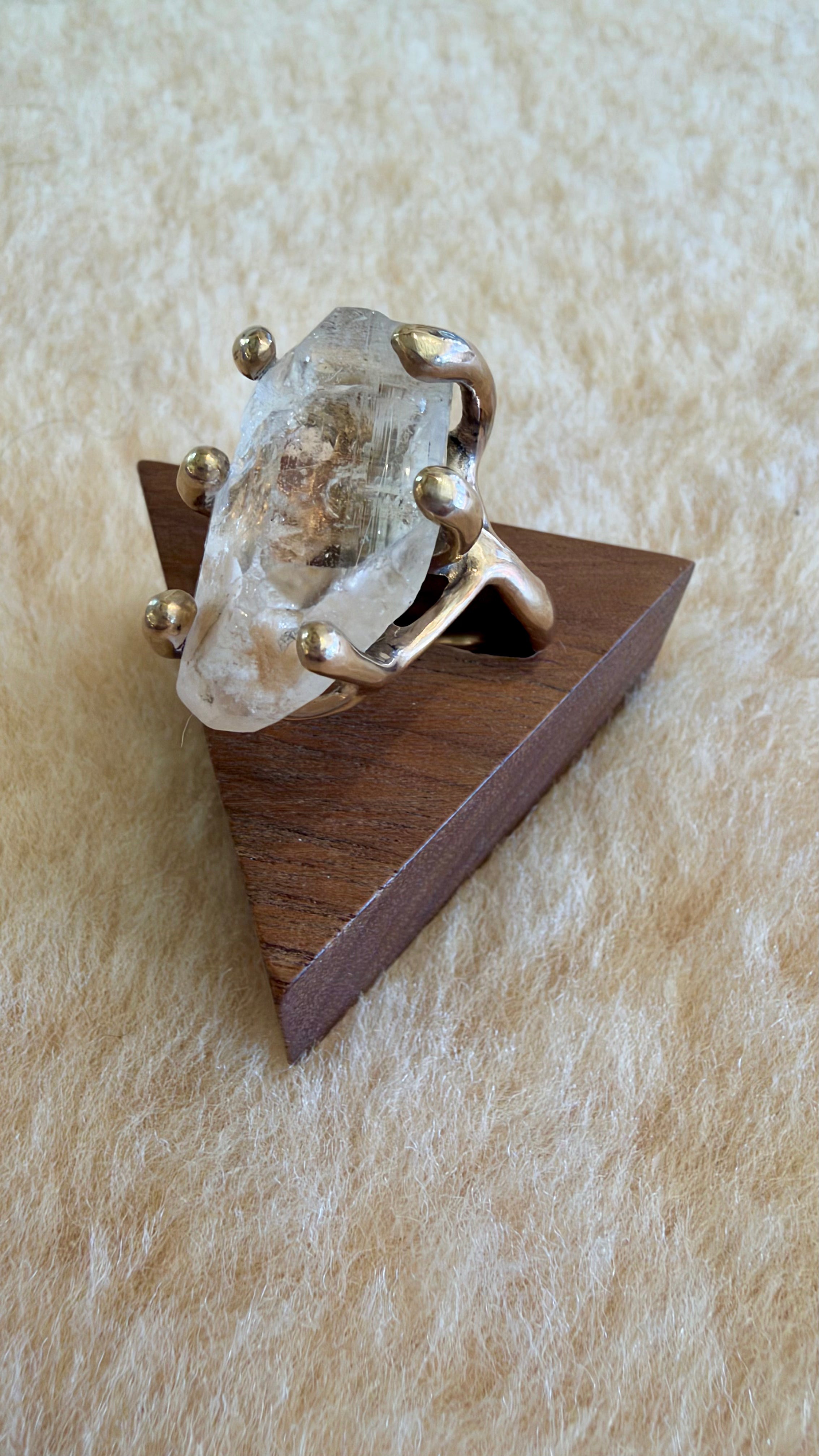 Topaz Point Bronze Ring by Carina Schott