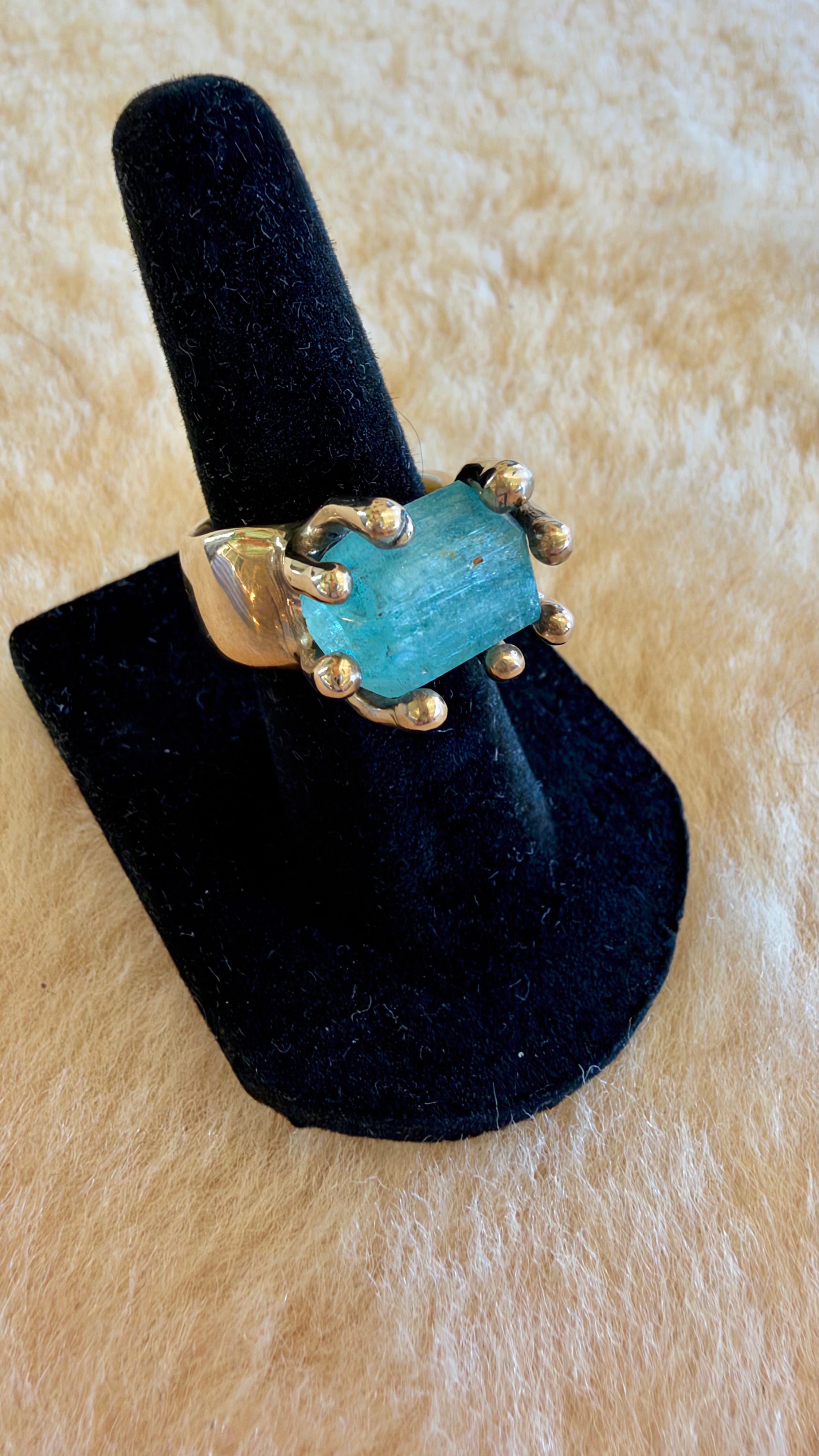 Tourmaline Bronze Ring by Carina Schott