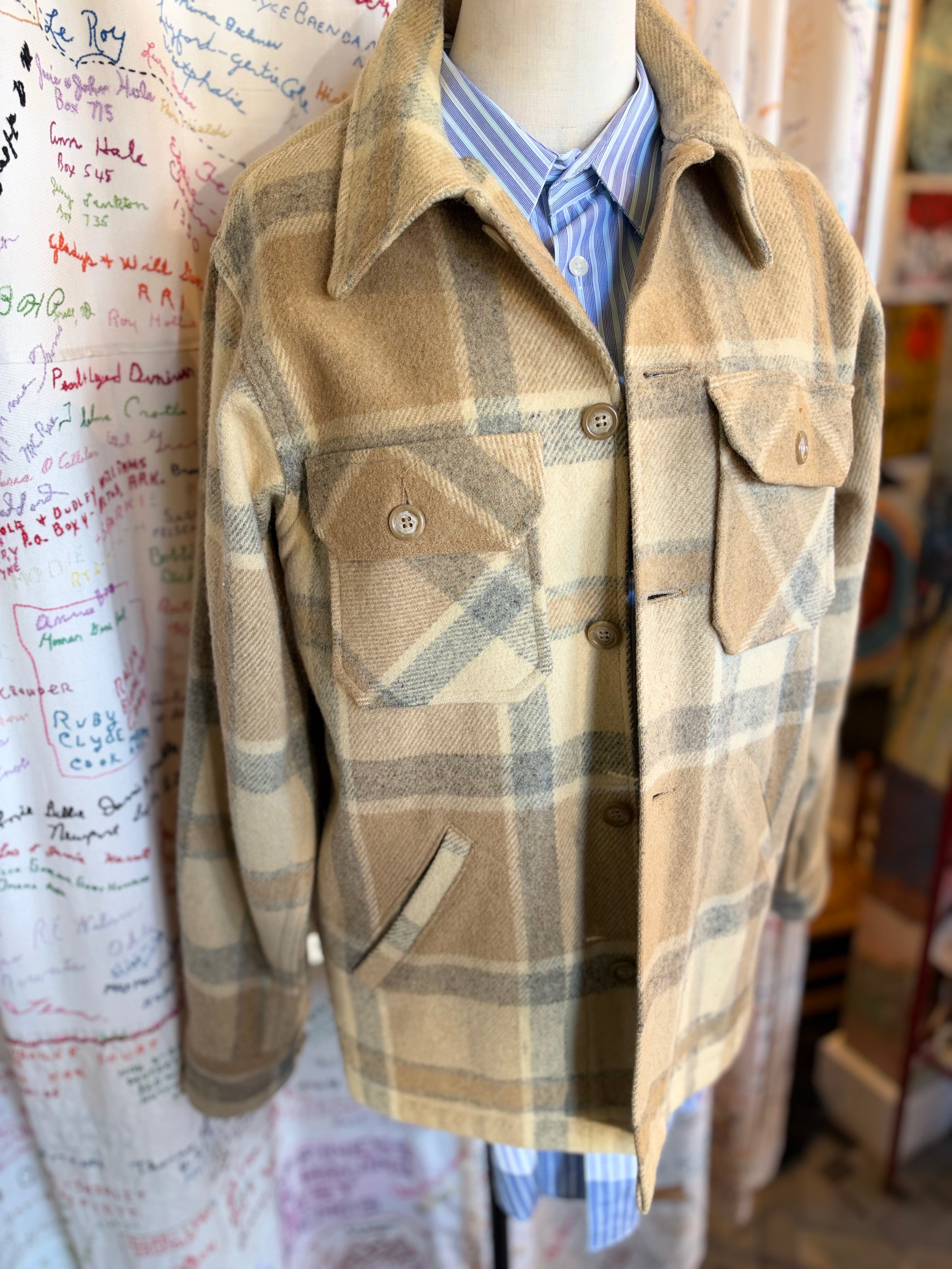 Woolrich Plaid Work Jacket