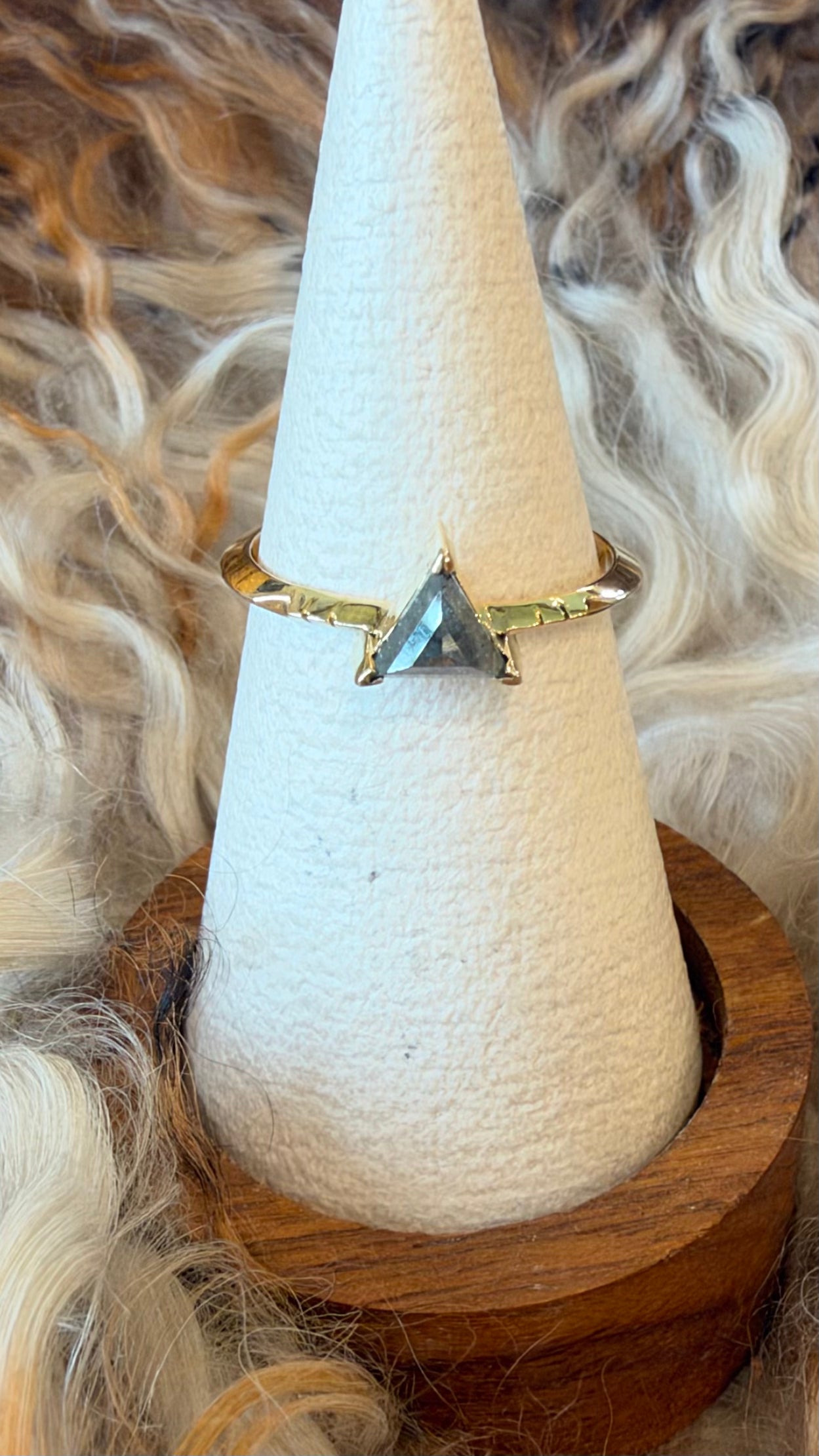 GALAXY DIAMOND HELENA SOLITAIRE RING by Young In The Mountains