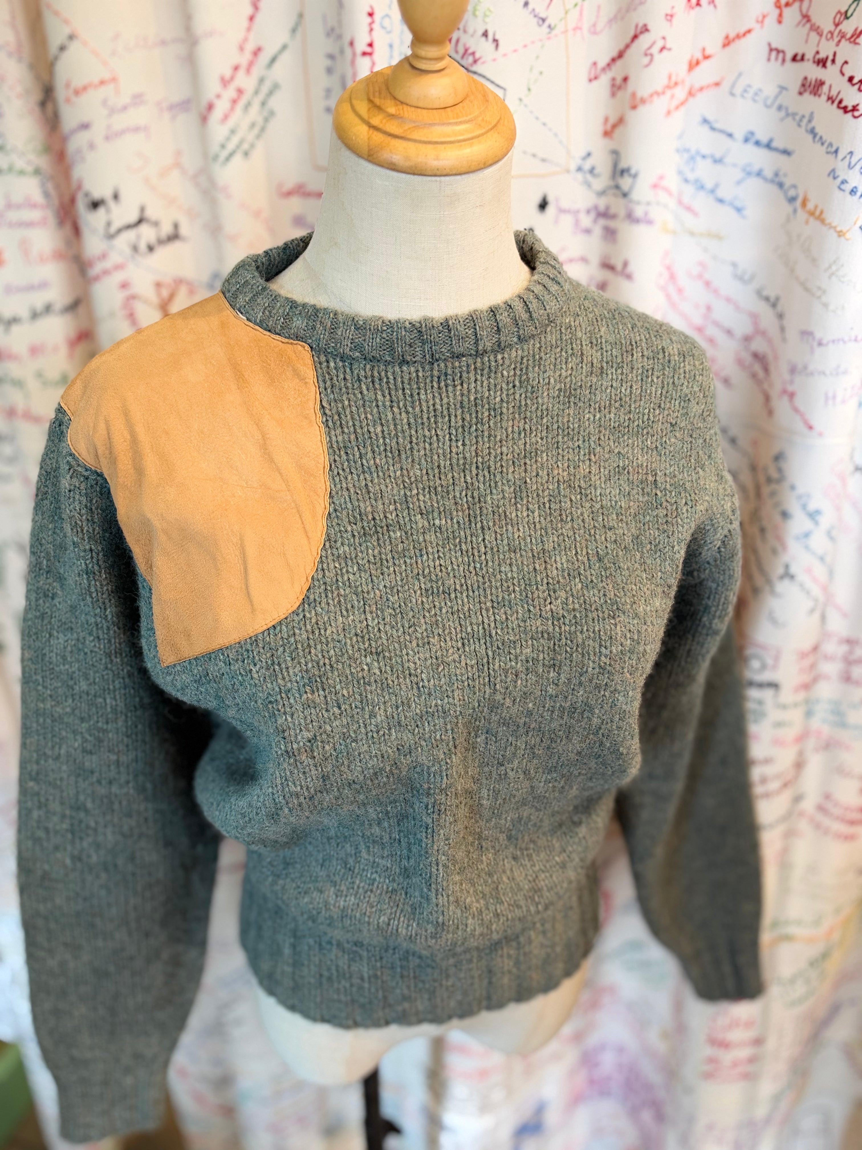 Ralph Lauren Sweater + Suede Recoil Pad + Elbow Patches