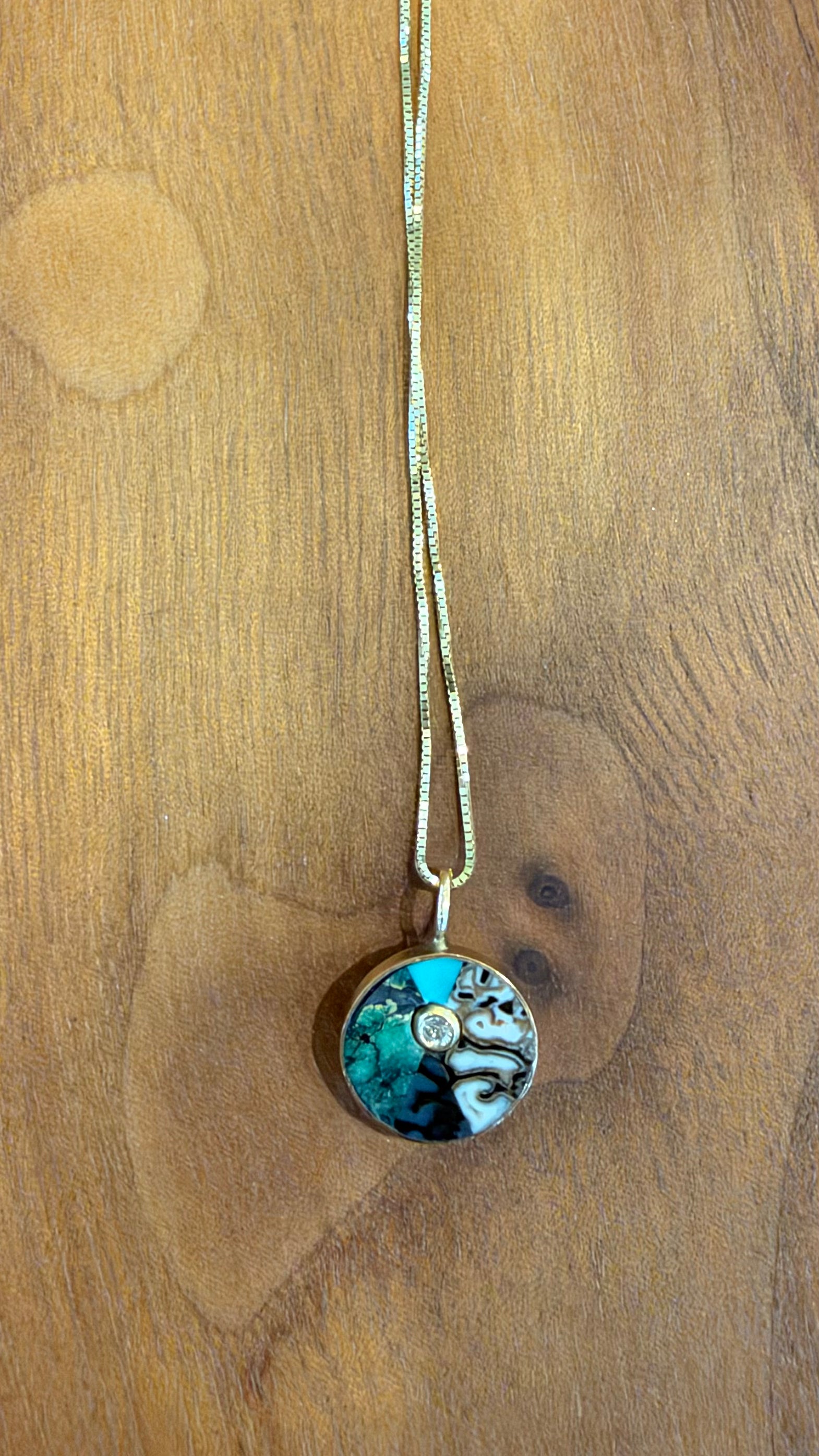 MOSAIC NECKLACE #2 by Young In The Mountains