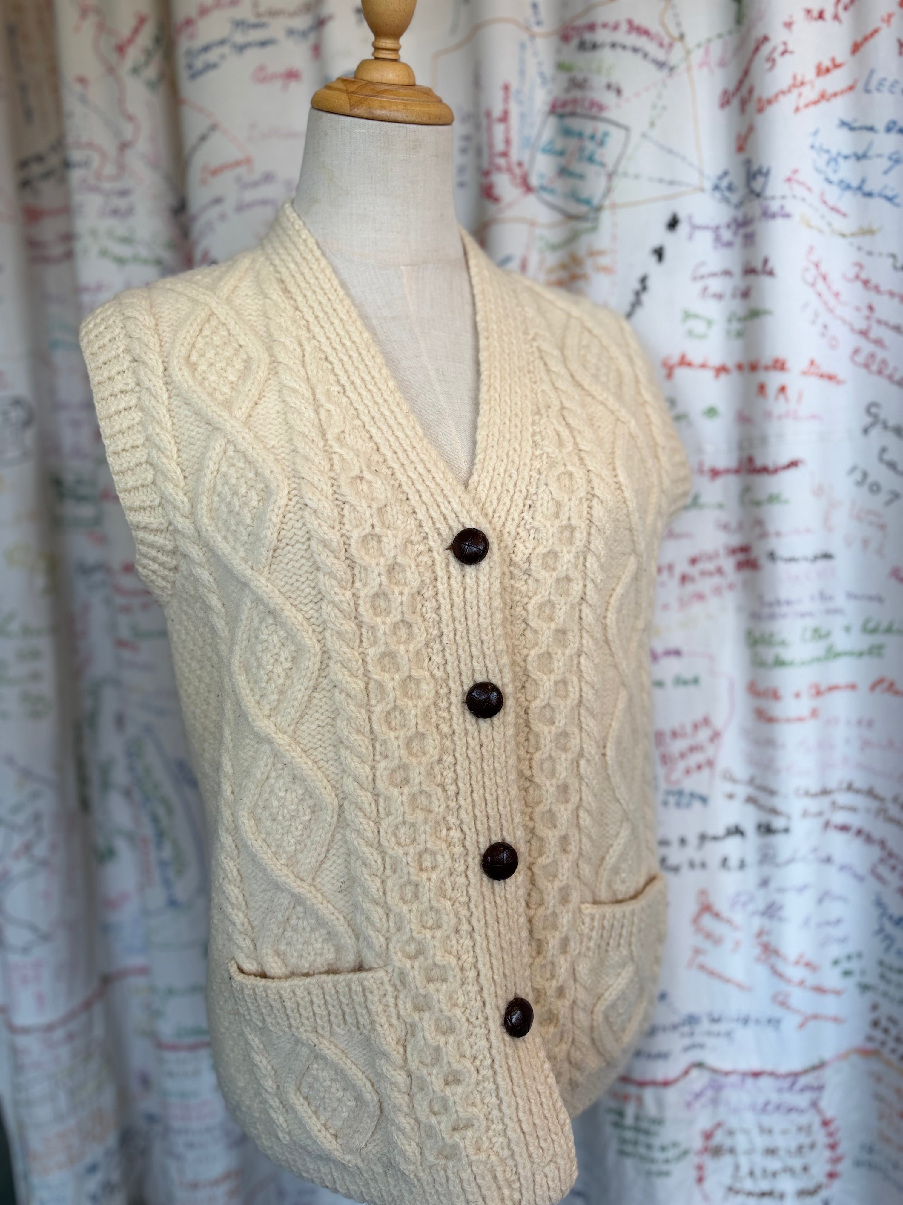 Abbey Handknit Sweater Vest