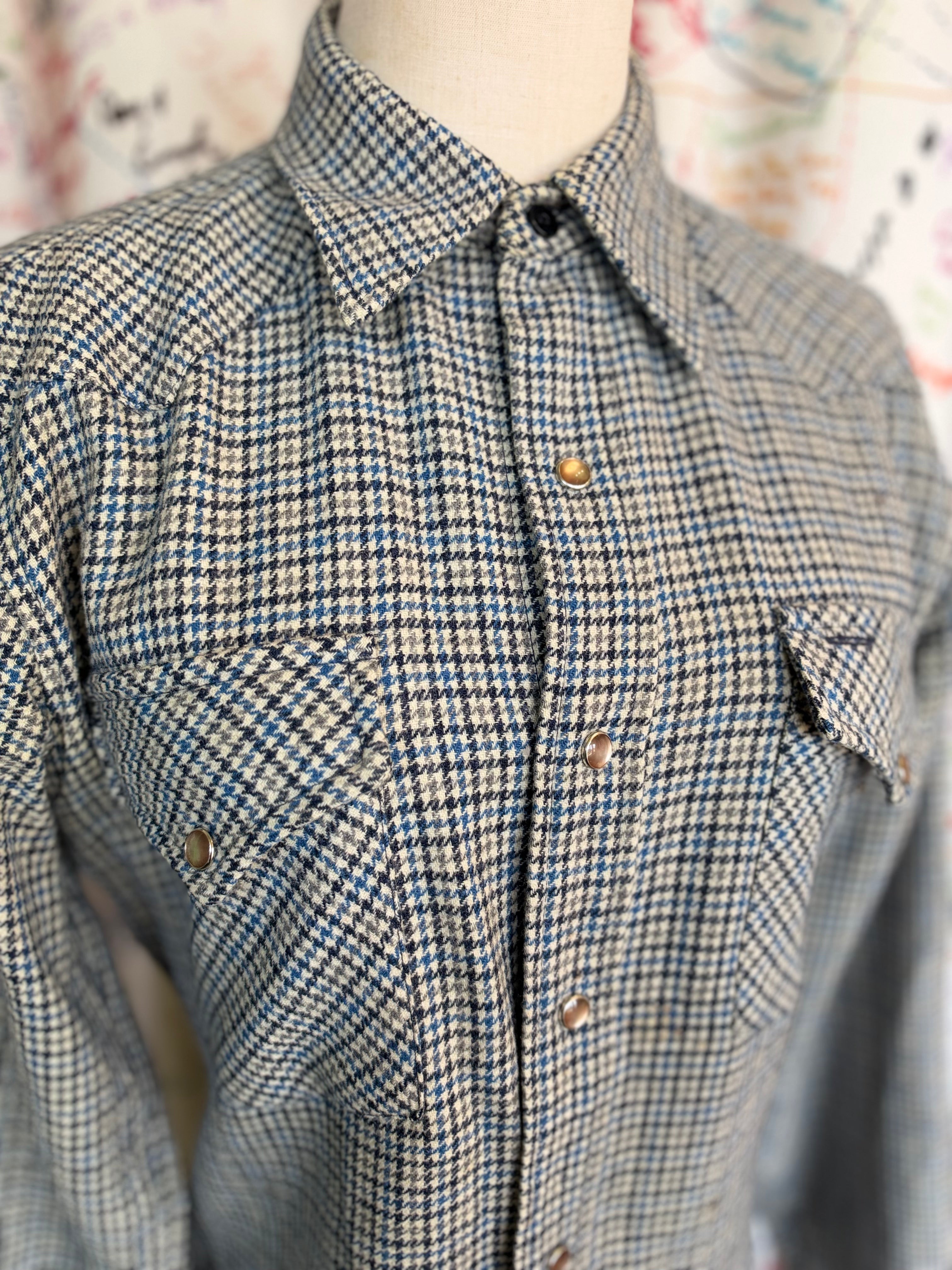 Pendleton Houndstooth Western Shirt