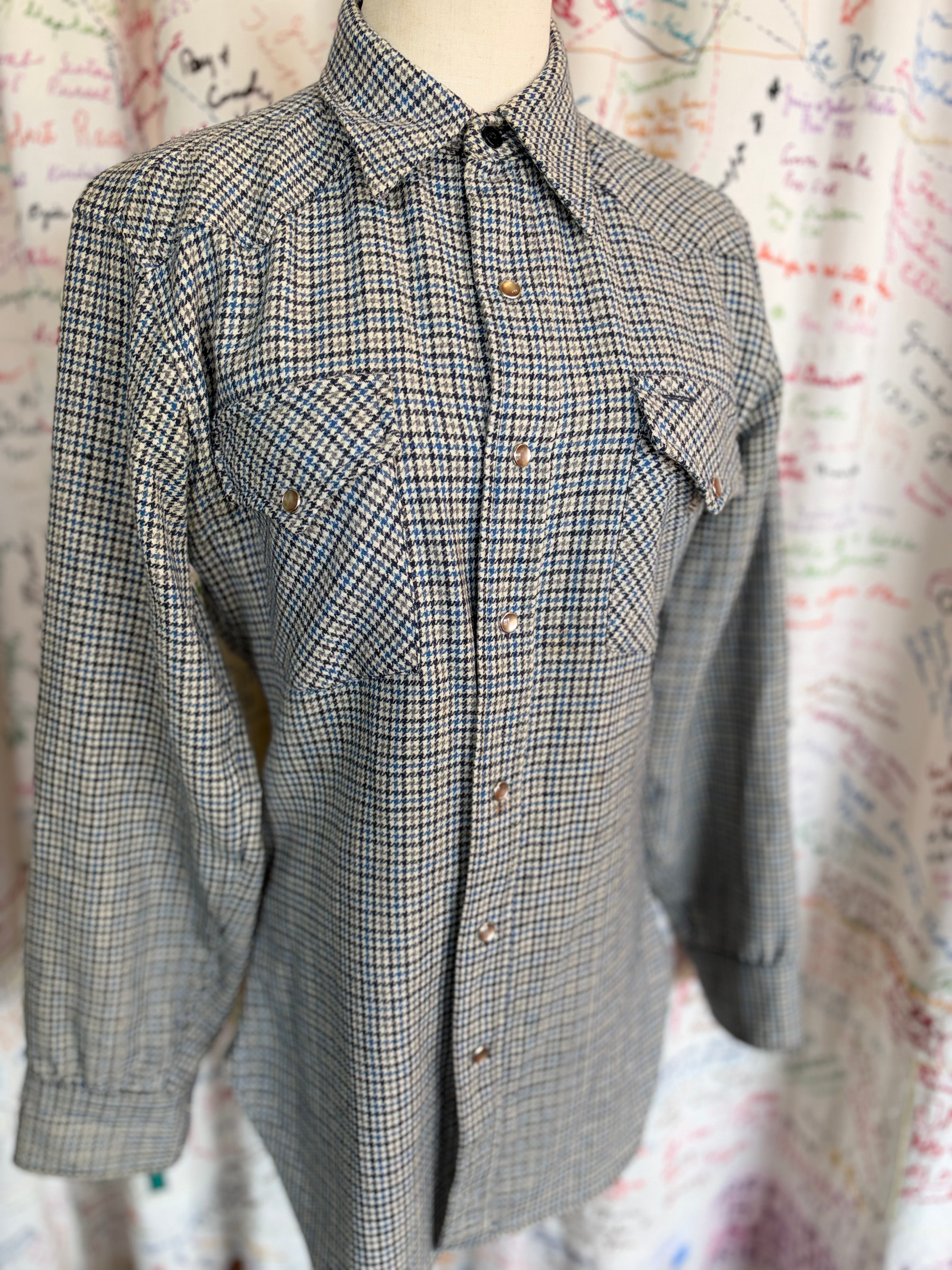 Pendleton Houndstooth Western Shirt