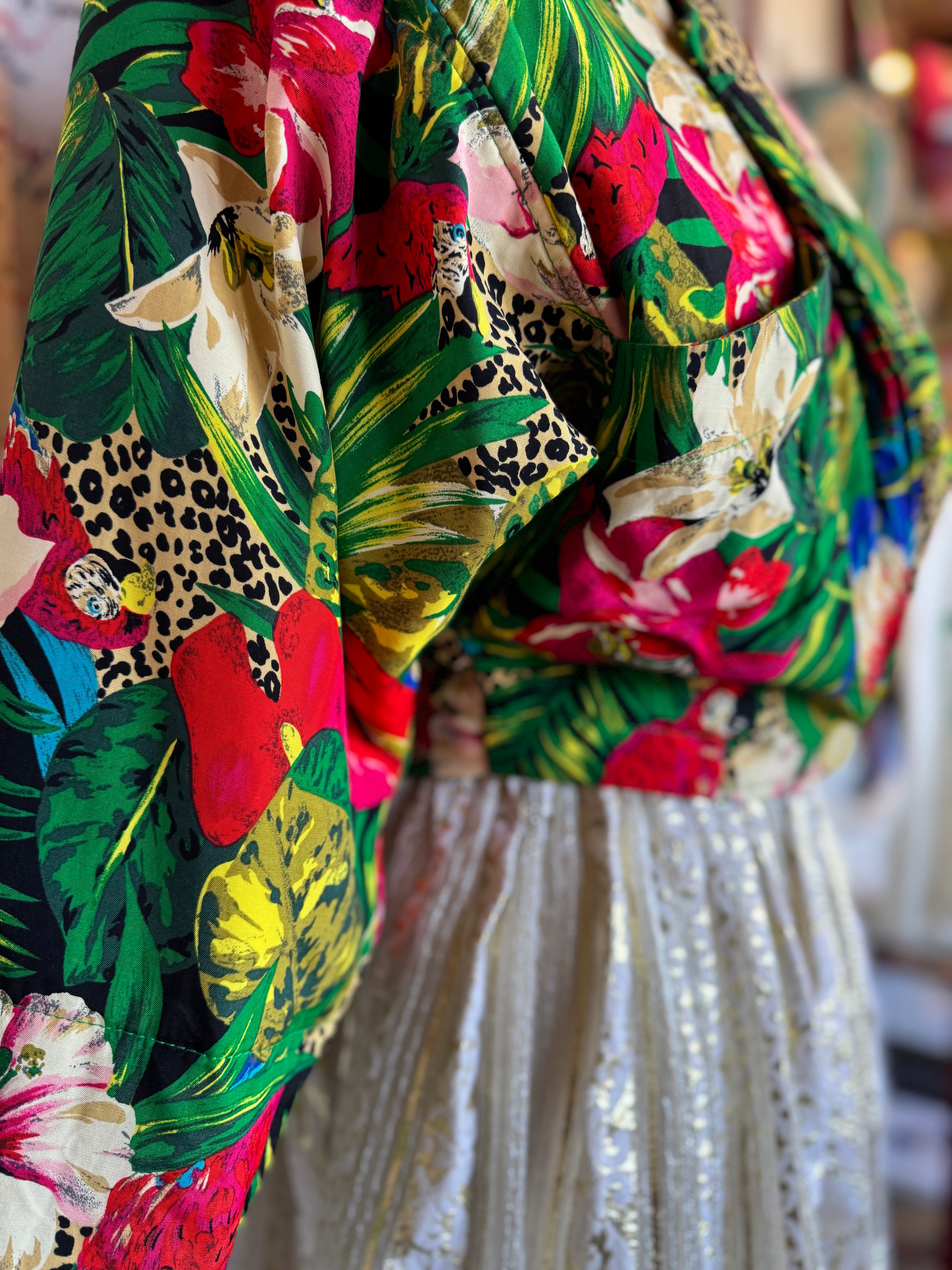 Jungle Print Bolero Jacket by Carol Anderson Collection