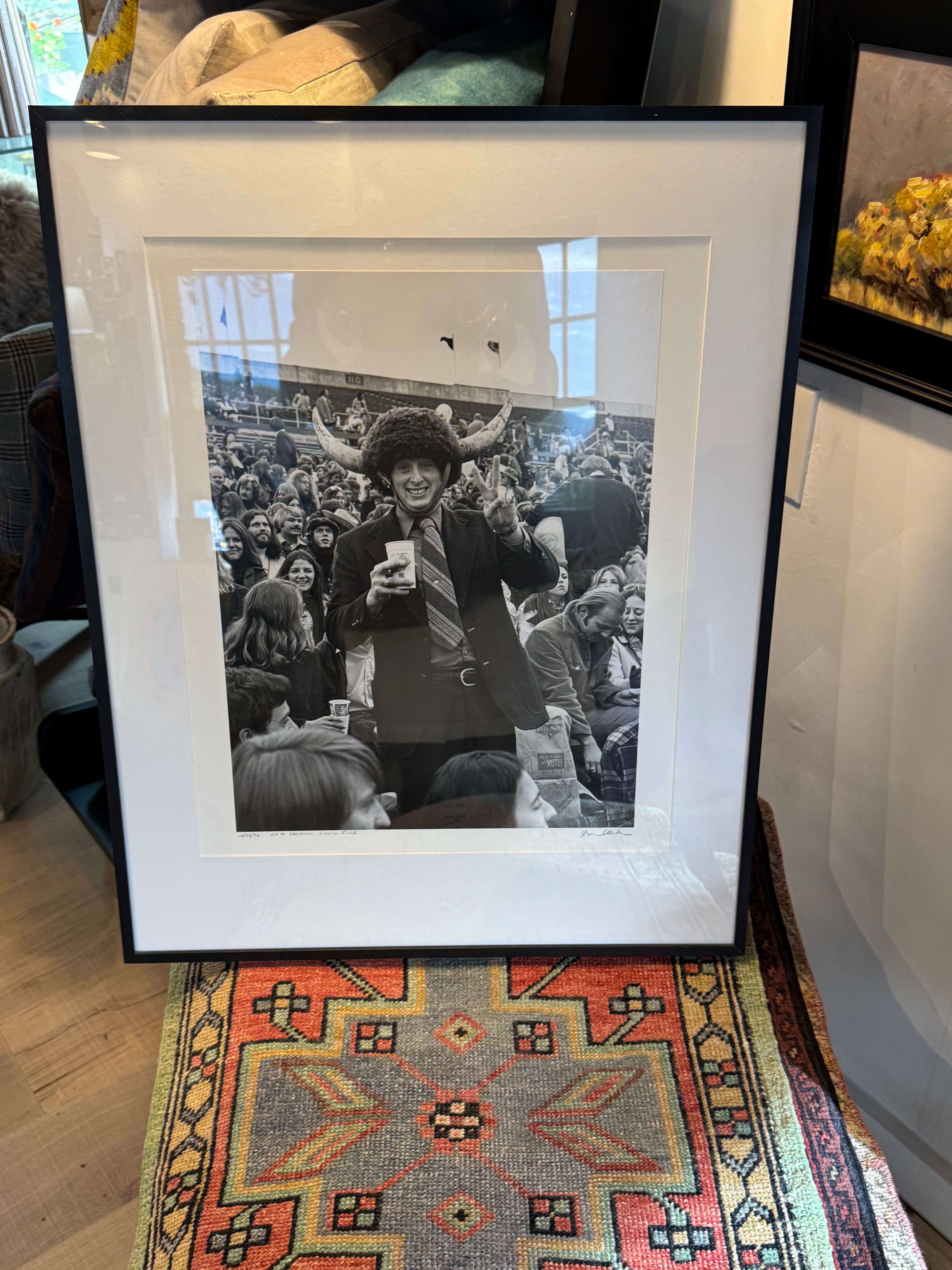 Stephen Collector 1972 CU vs. Oklahoma Folsom Field Framed Photograph