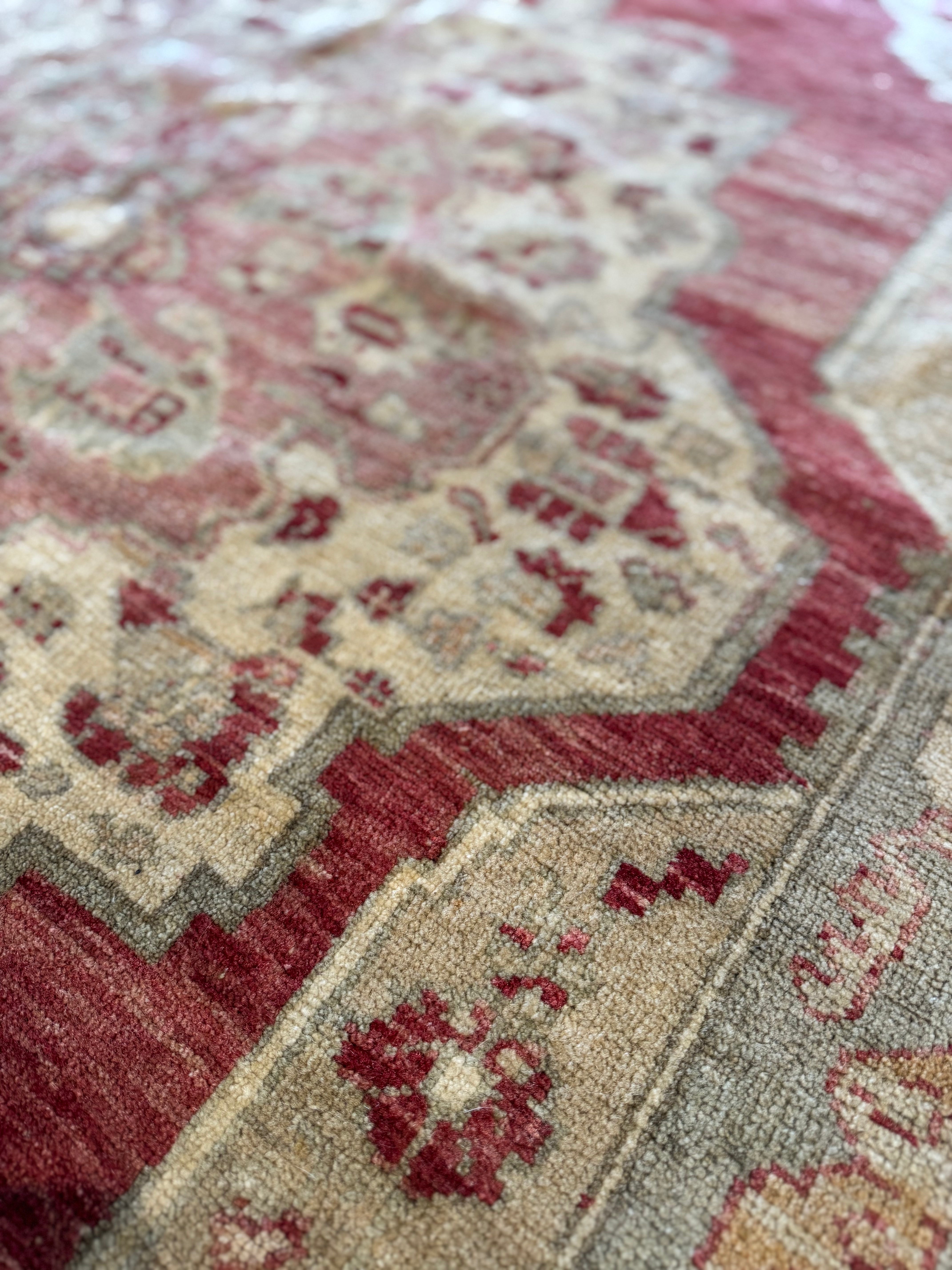 Vintage Turkish Rug 4'6" x 6'4"