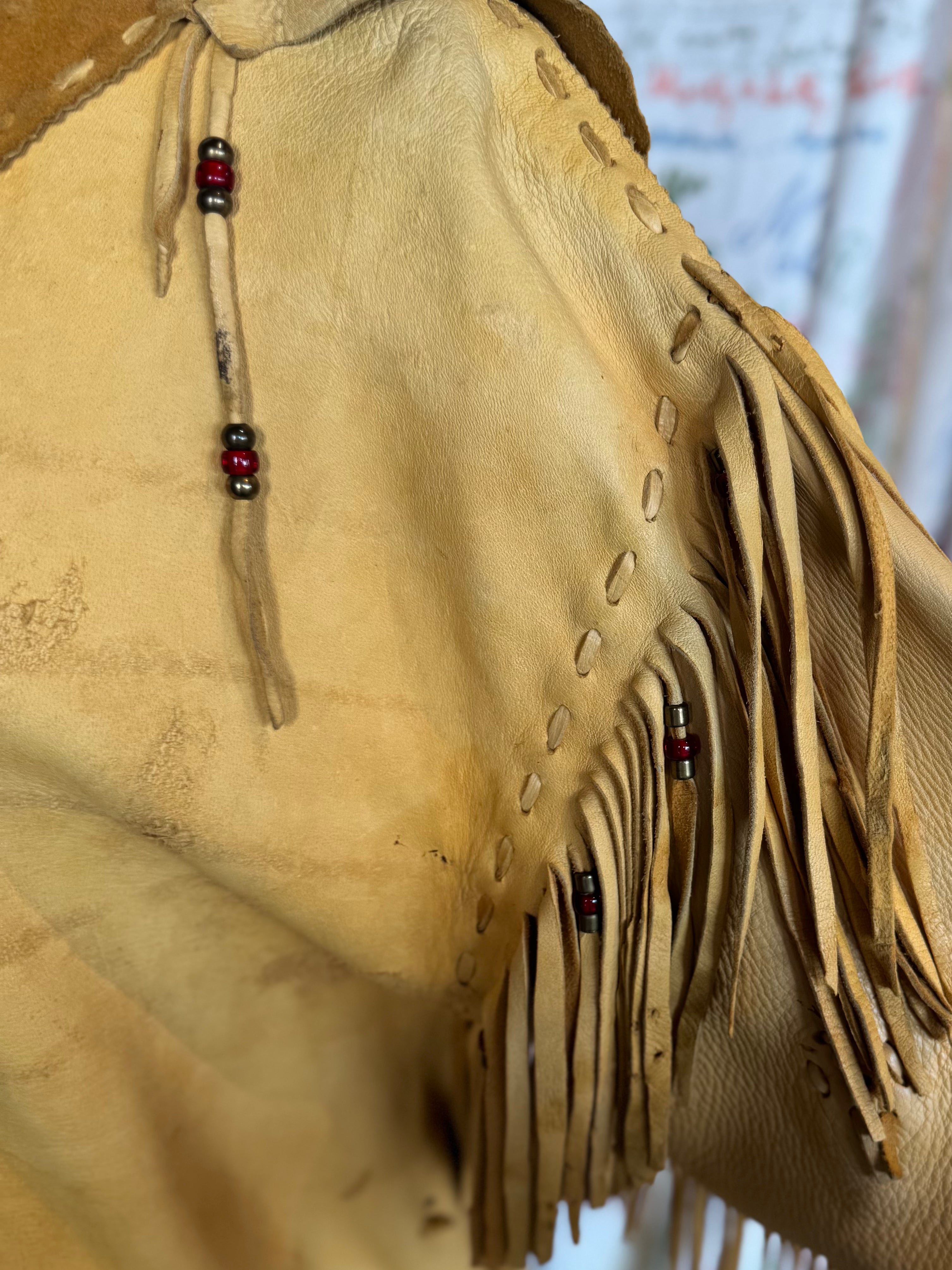 esc. Buckskin Fringe Pull Over