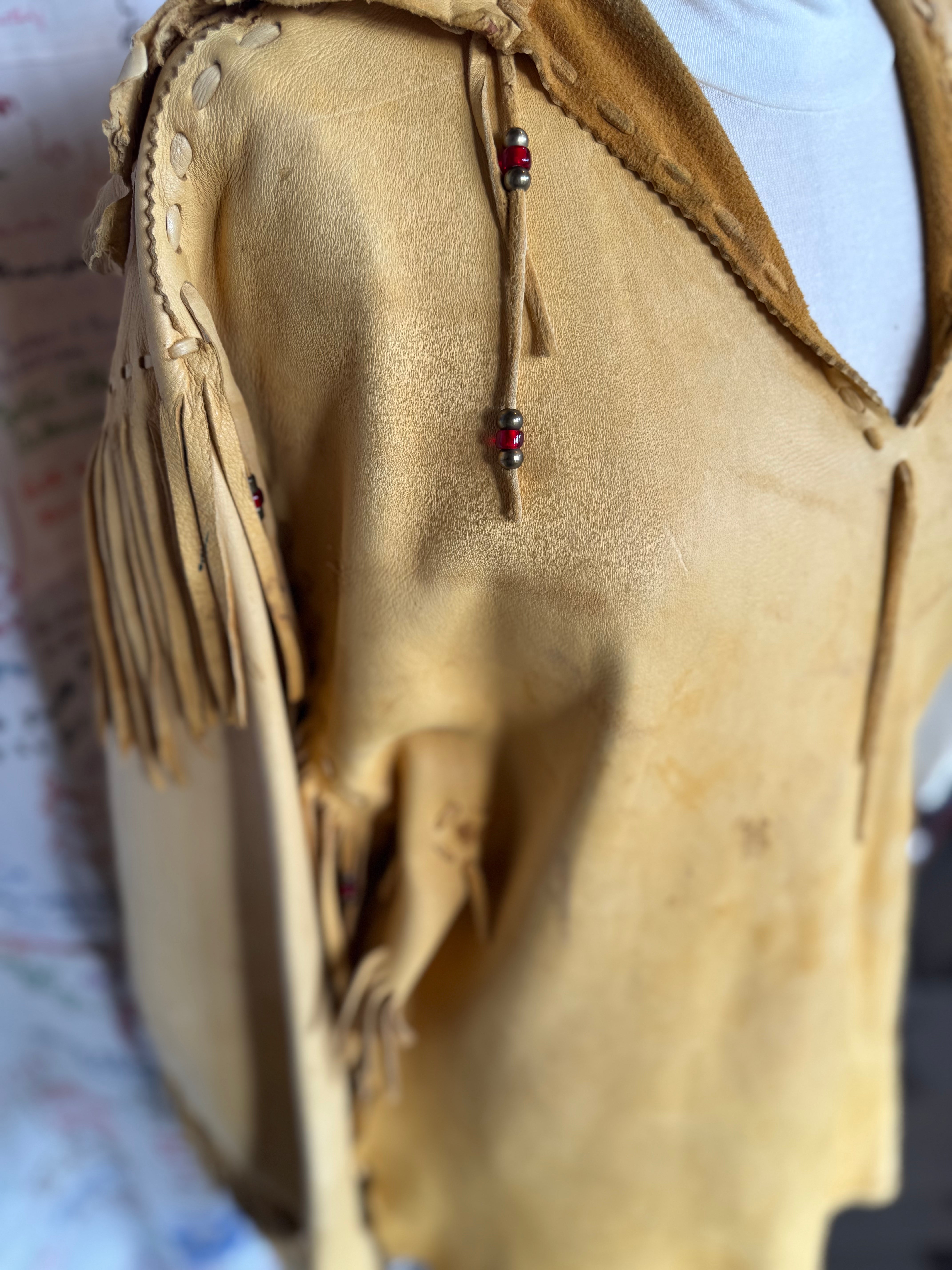 esc. Buckskin Fringe Pull Over