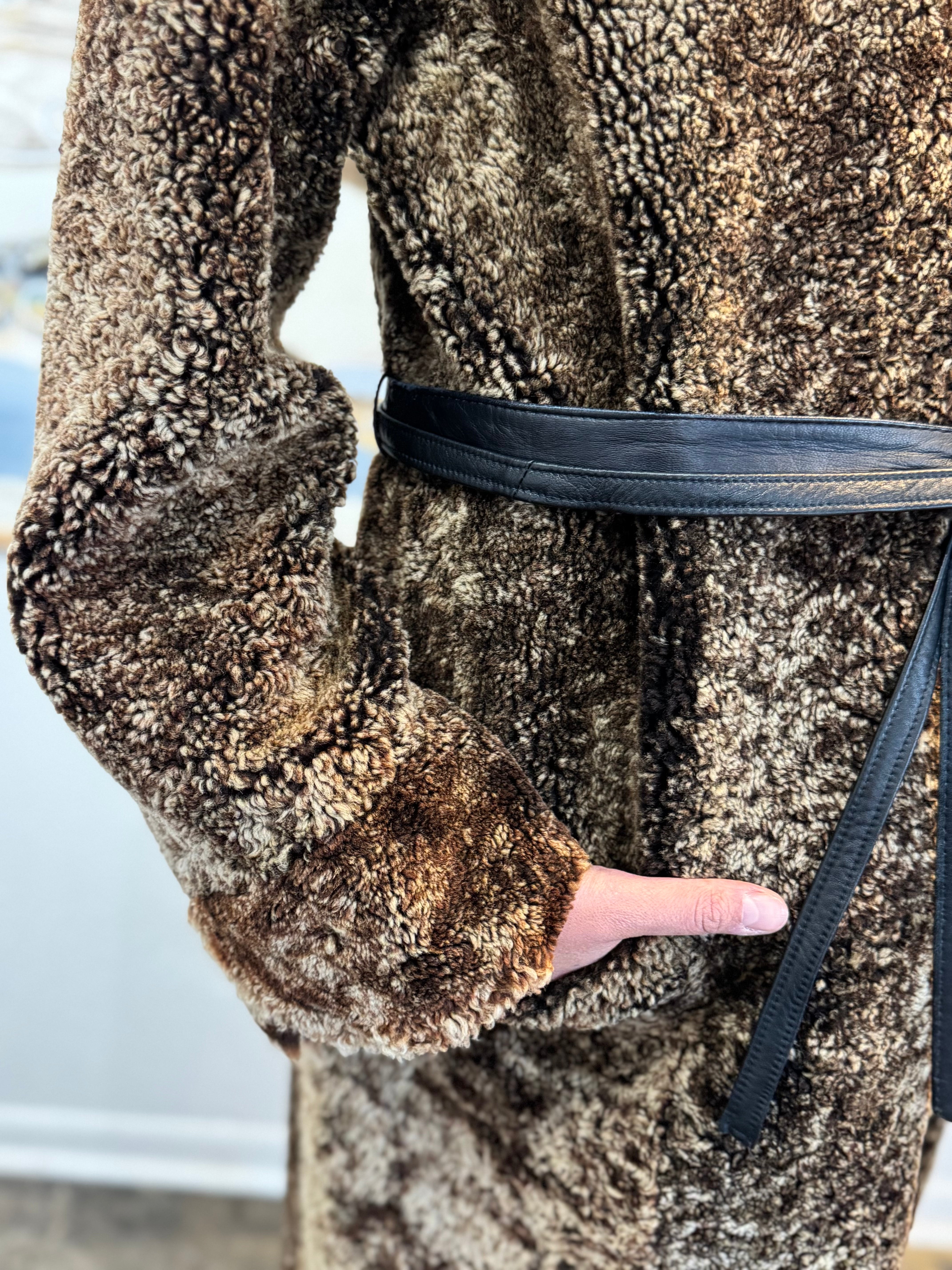 Full Length Shearling Coat