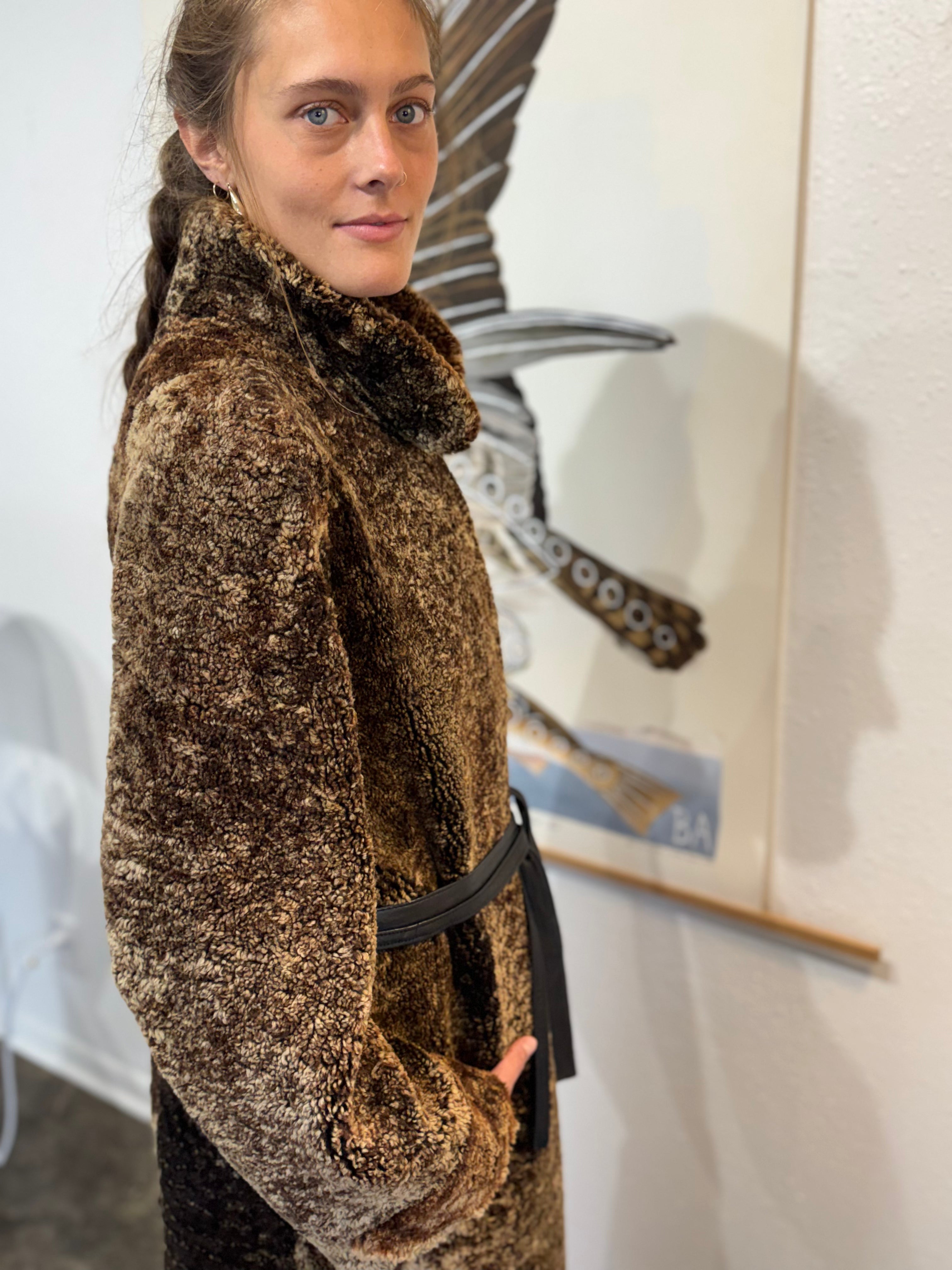 Full Length Shearling Coat