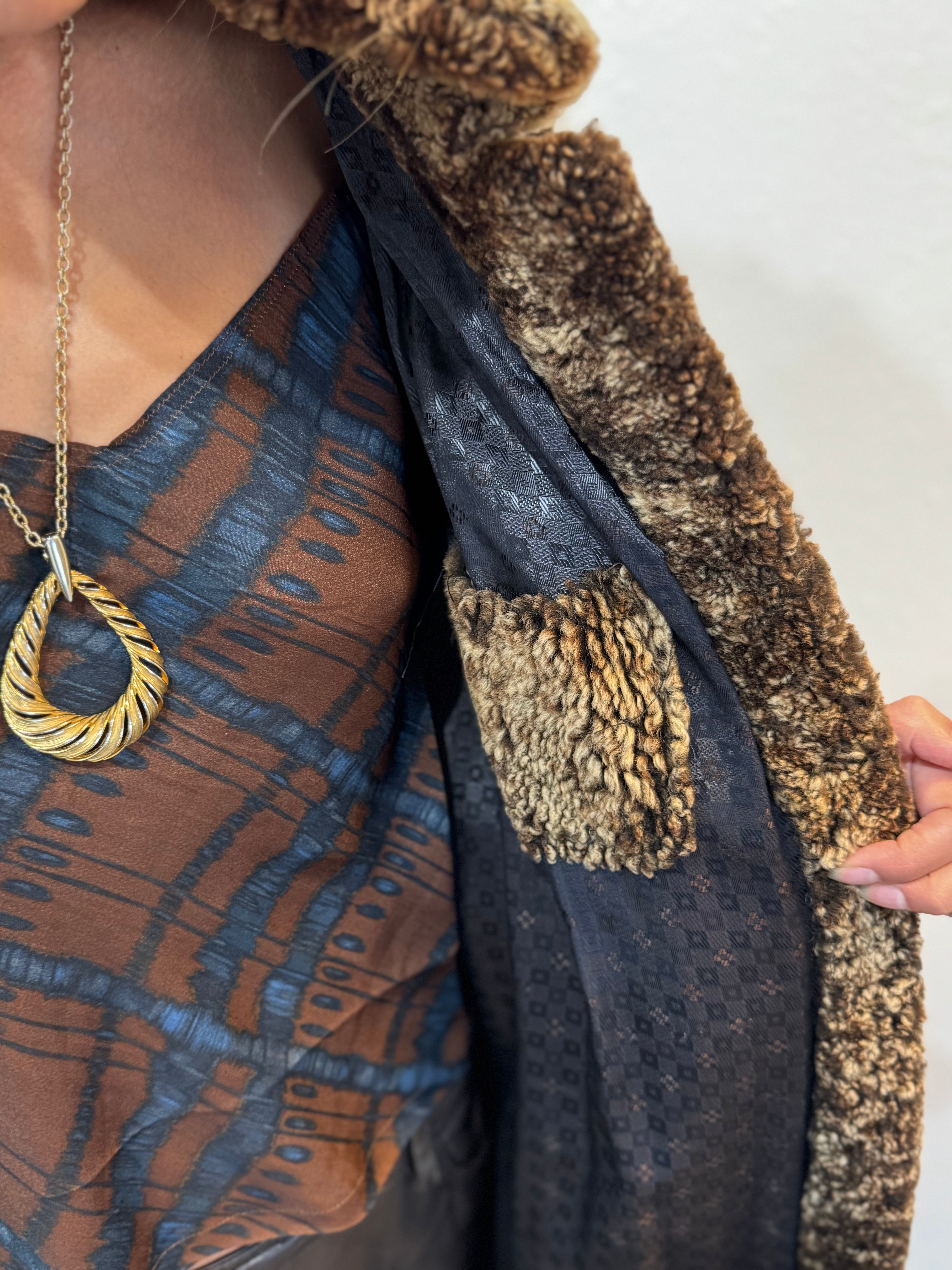 Full Length Shearling Coat