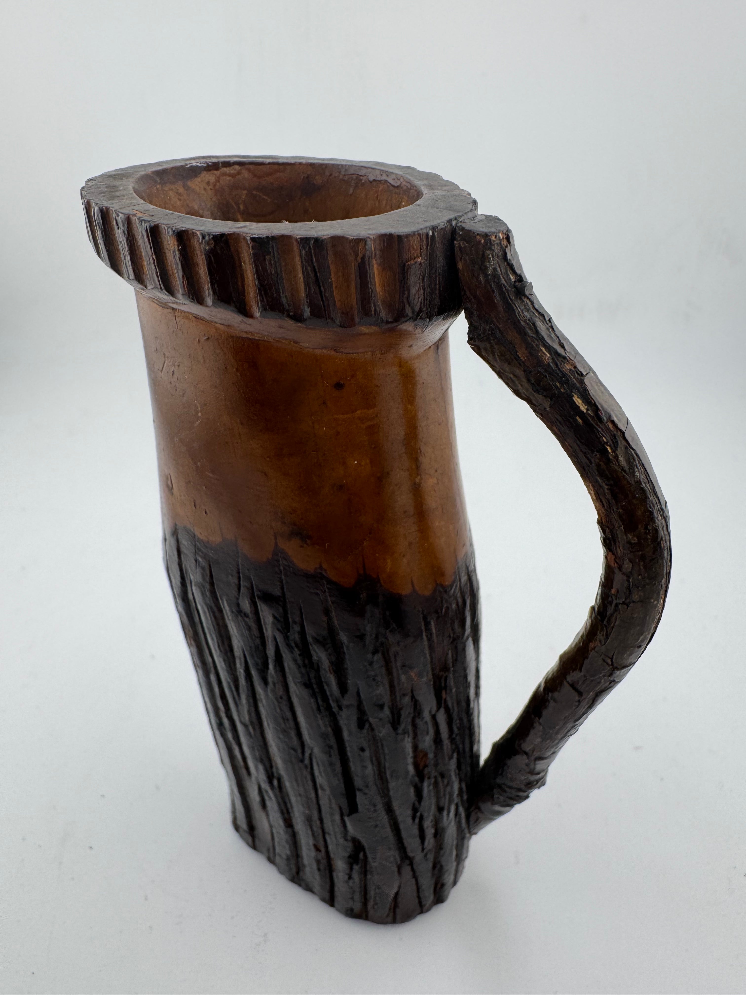 Wooden Vessel Folk Art