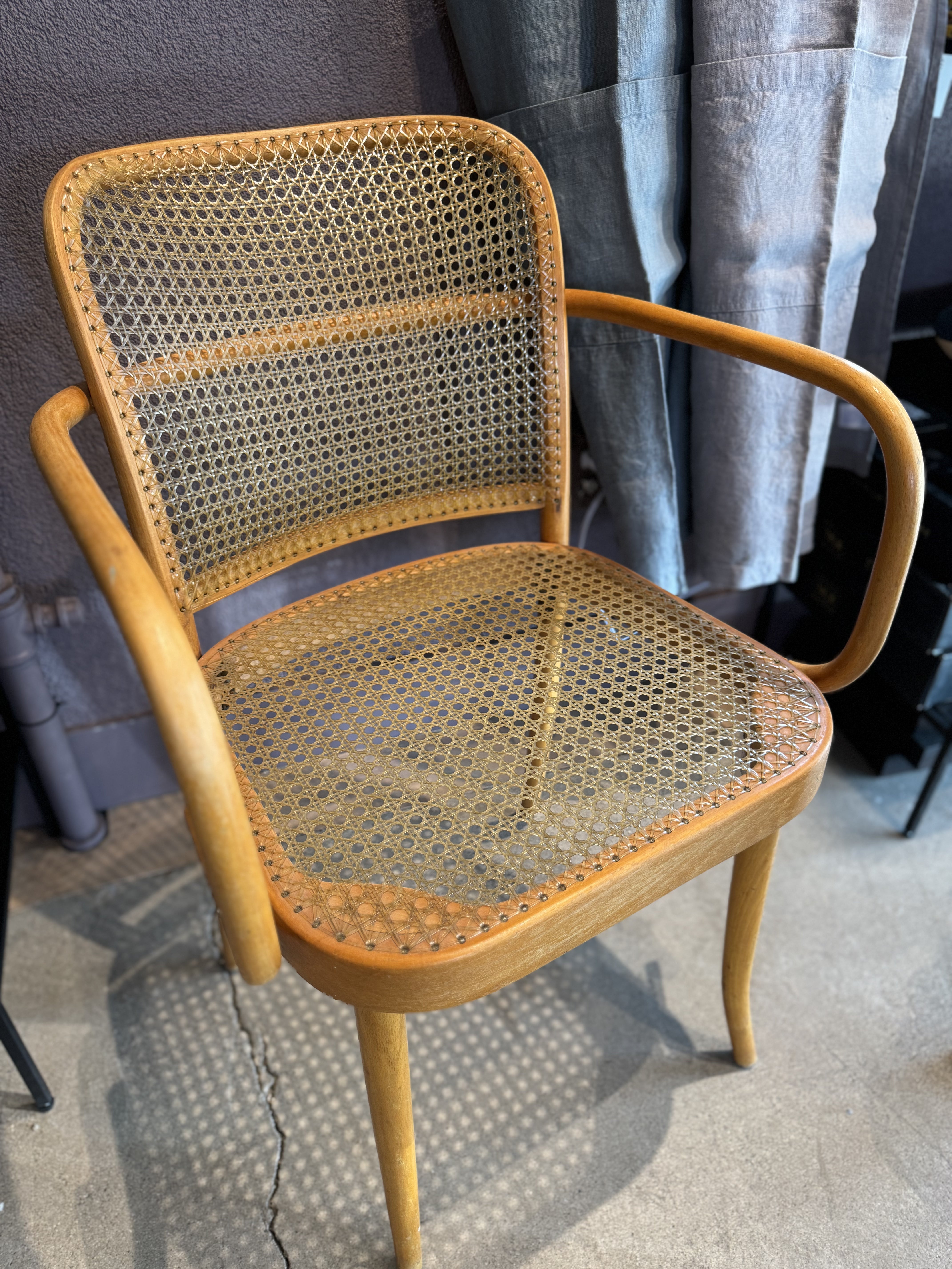 French Caned Chair - vintage