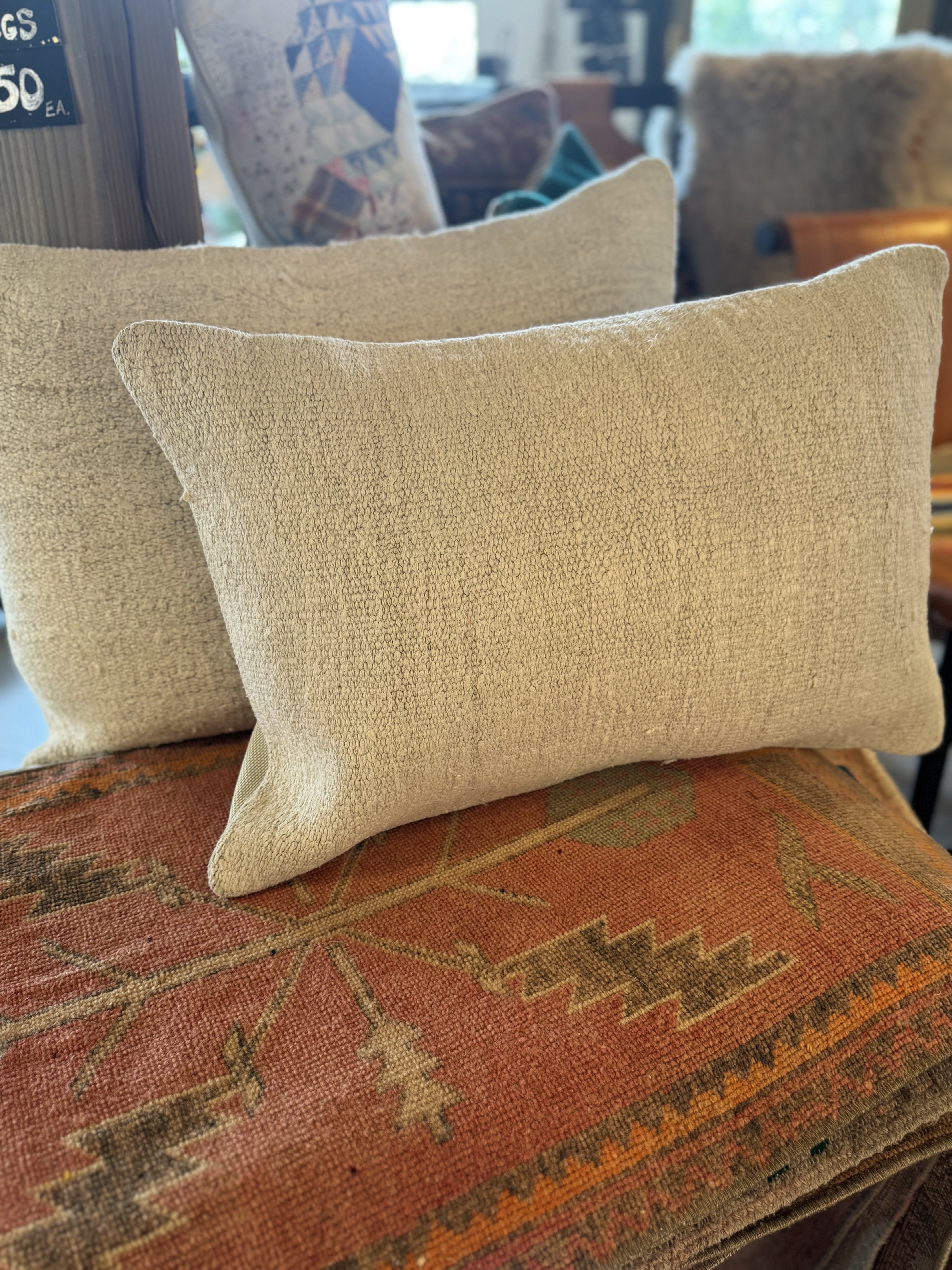 Cream Kilim Pillow