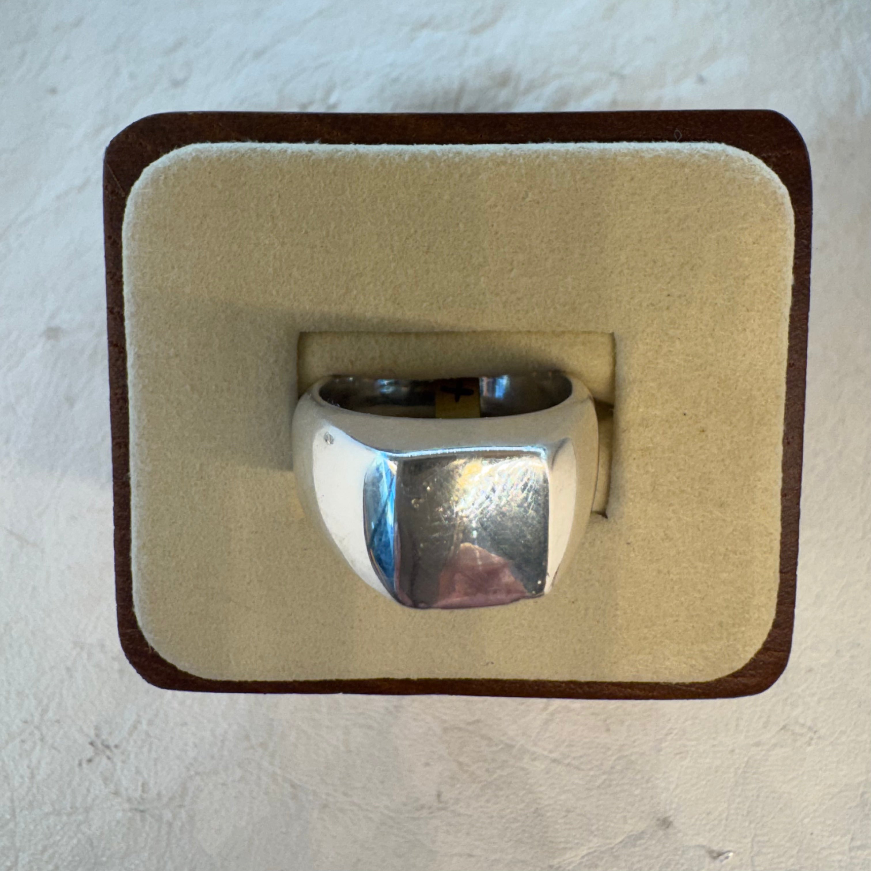 Rectangle Signet Ring by Elise Estelle