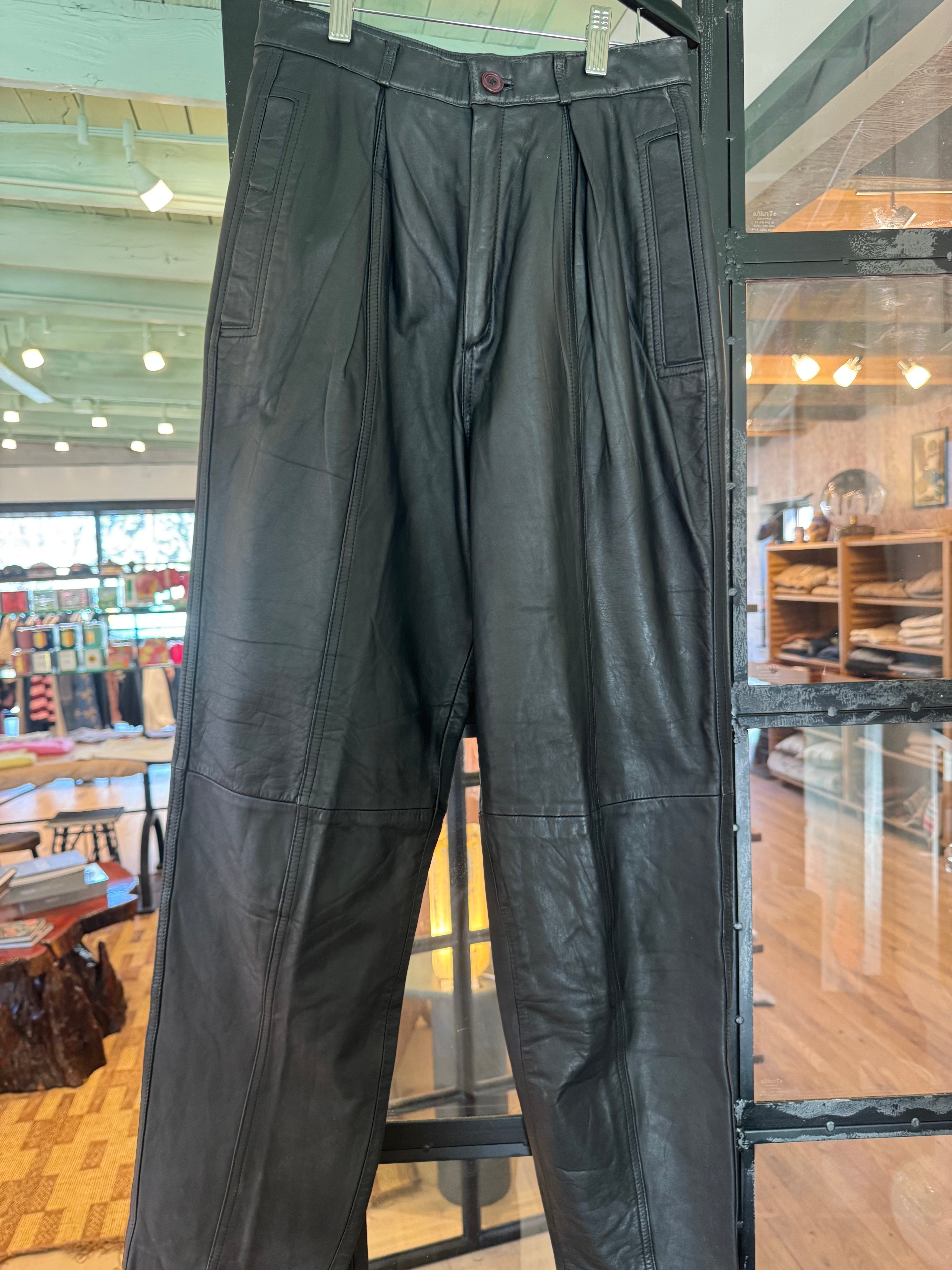 80's Leather Pants