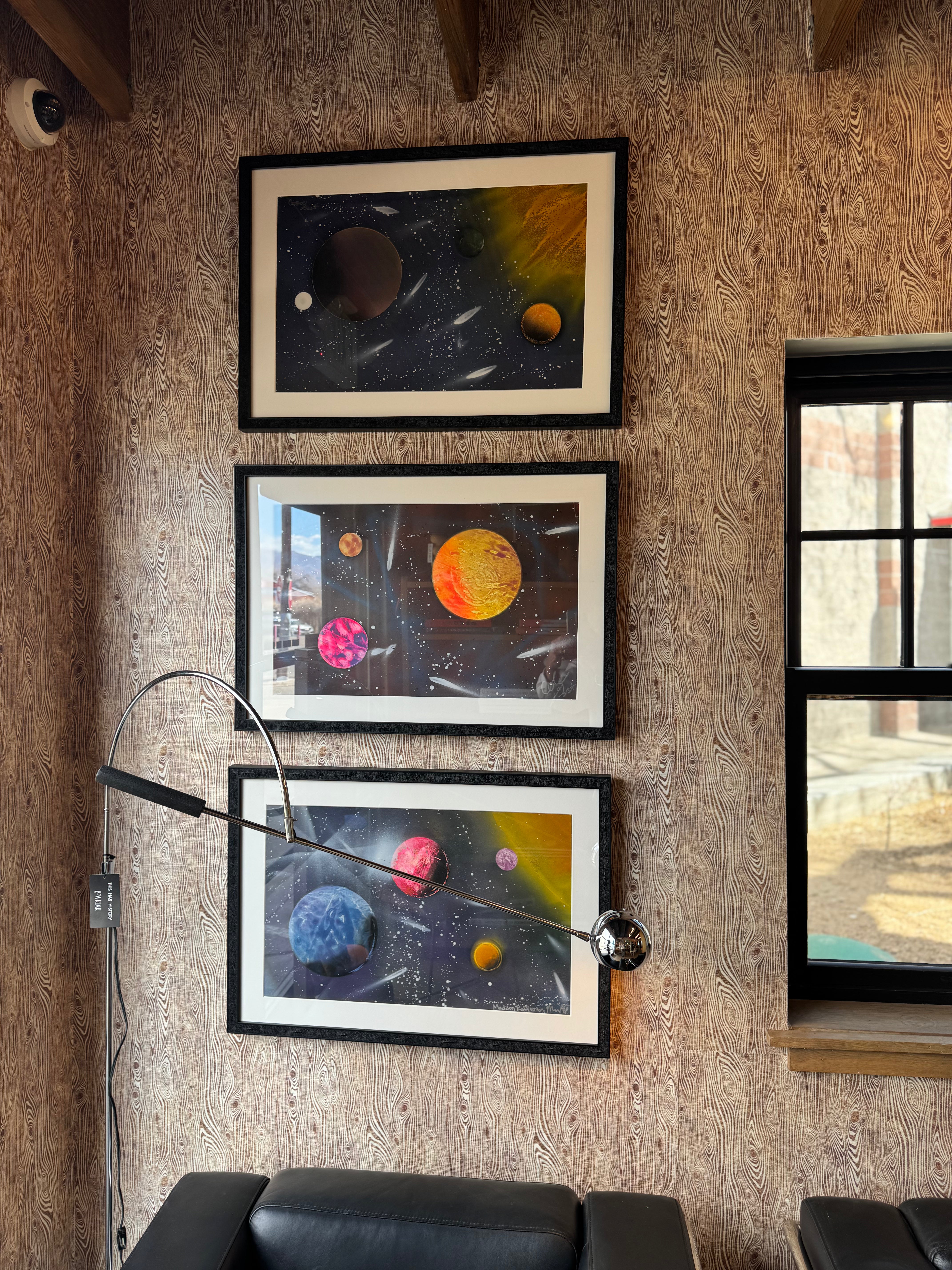 Collaborative Orbit Art by Nelson-Atkins Museum Students