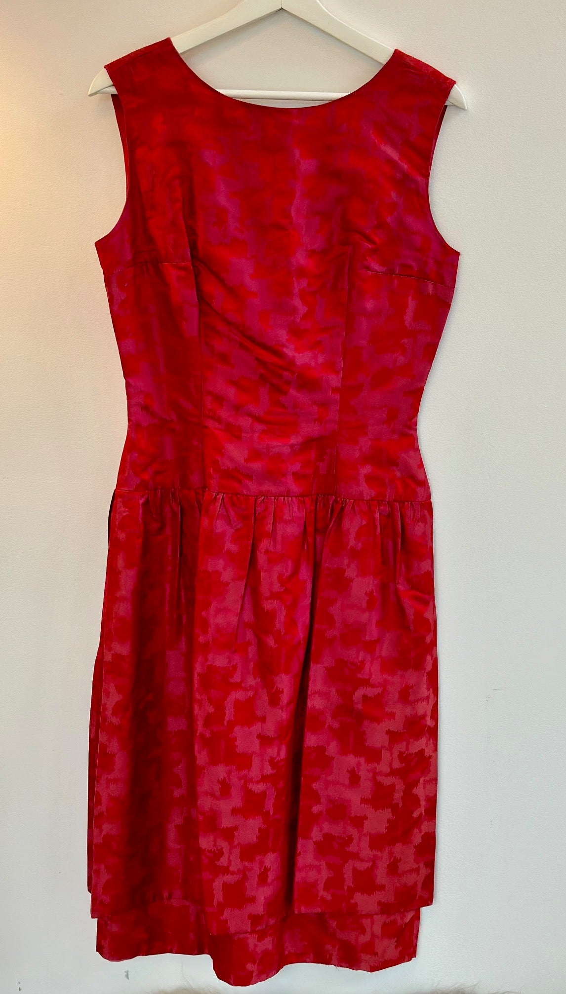 50's Suzy Perette Red Silk Dress