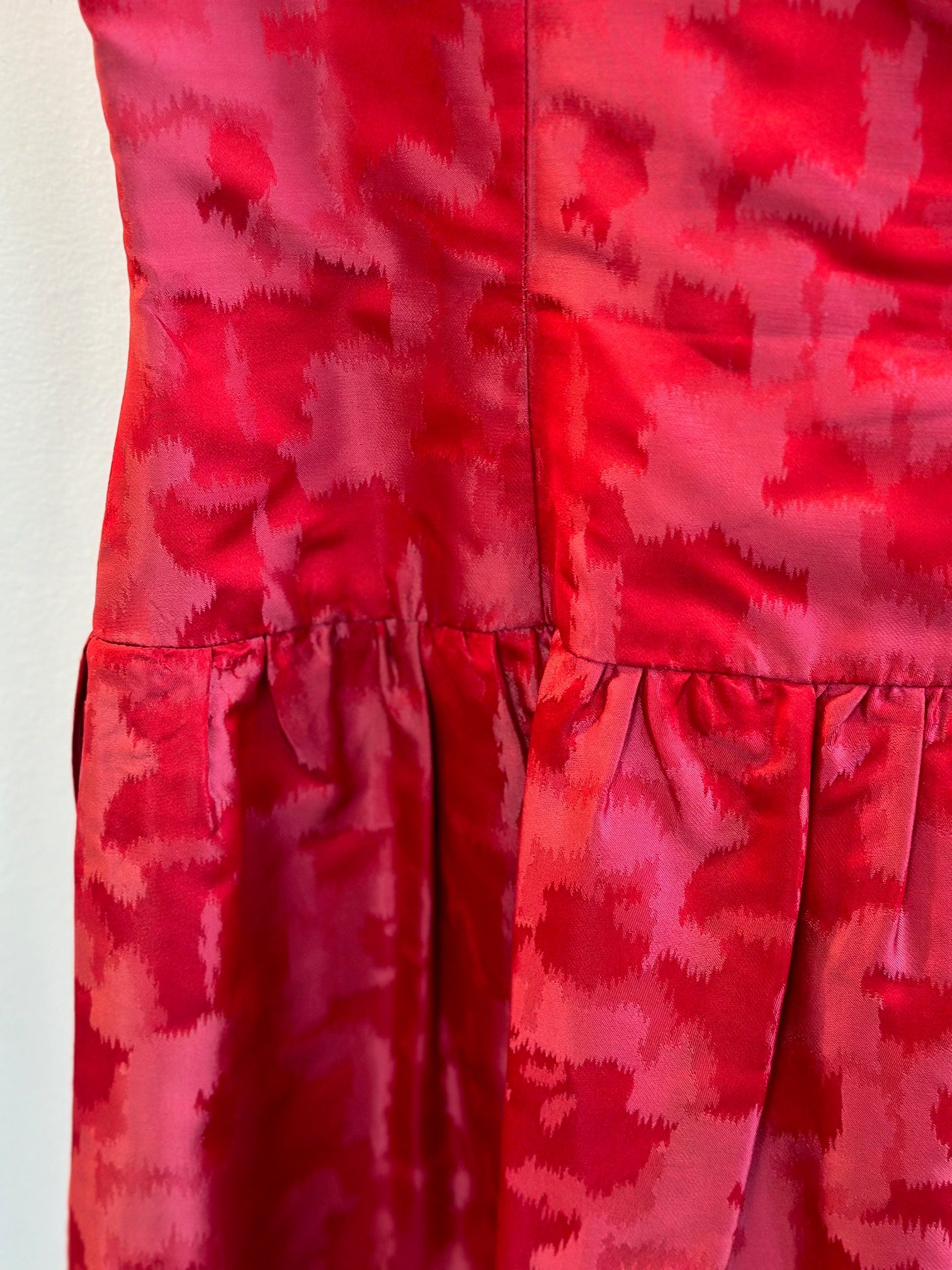 50's Suzy Perette Red Silk Dress