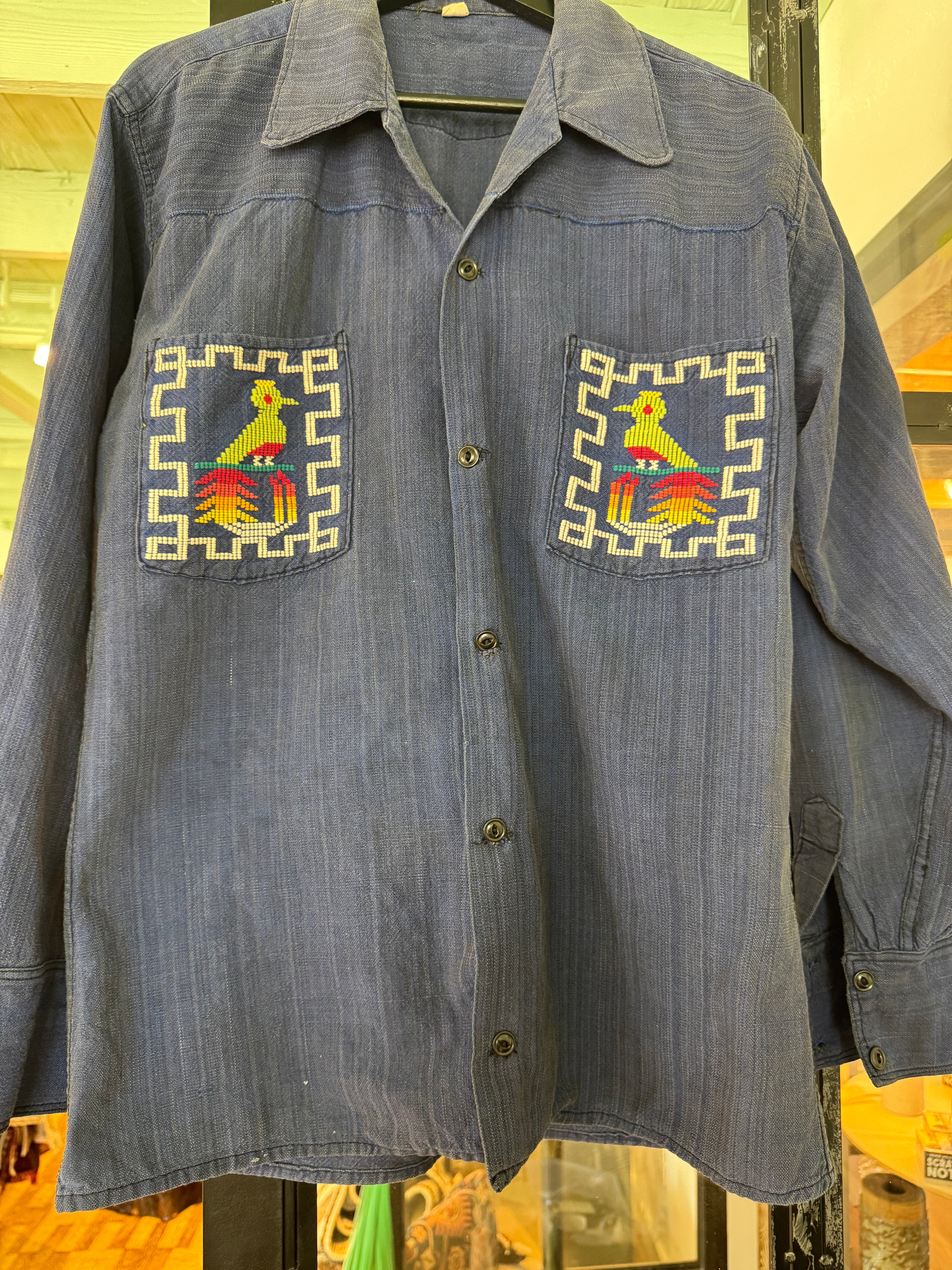 Guatemalan Vintage Quetzal Bird Shirt