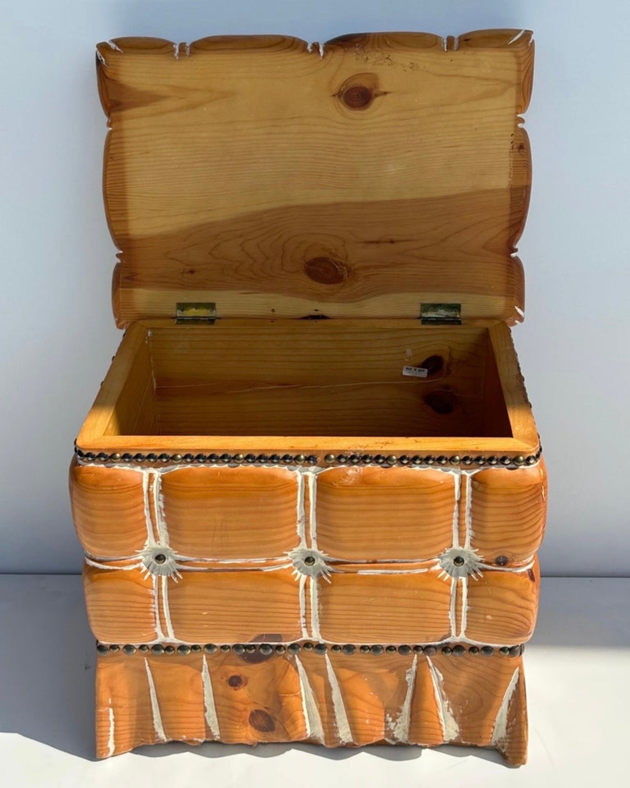 Knotty Pine Trunk circa 1970's
