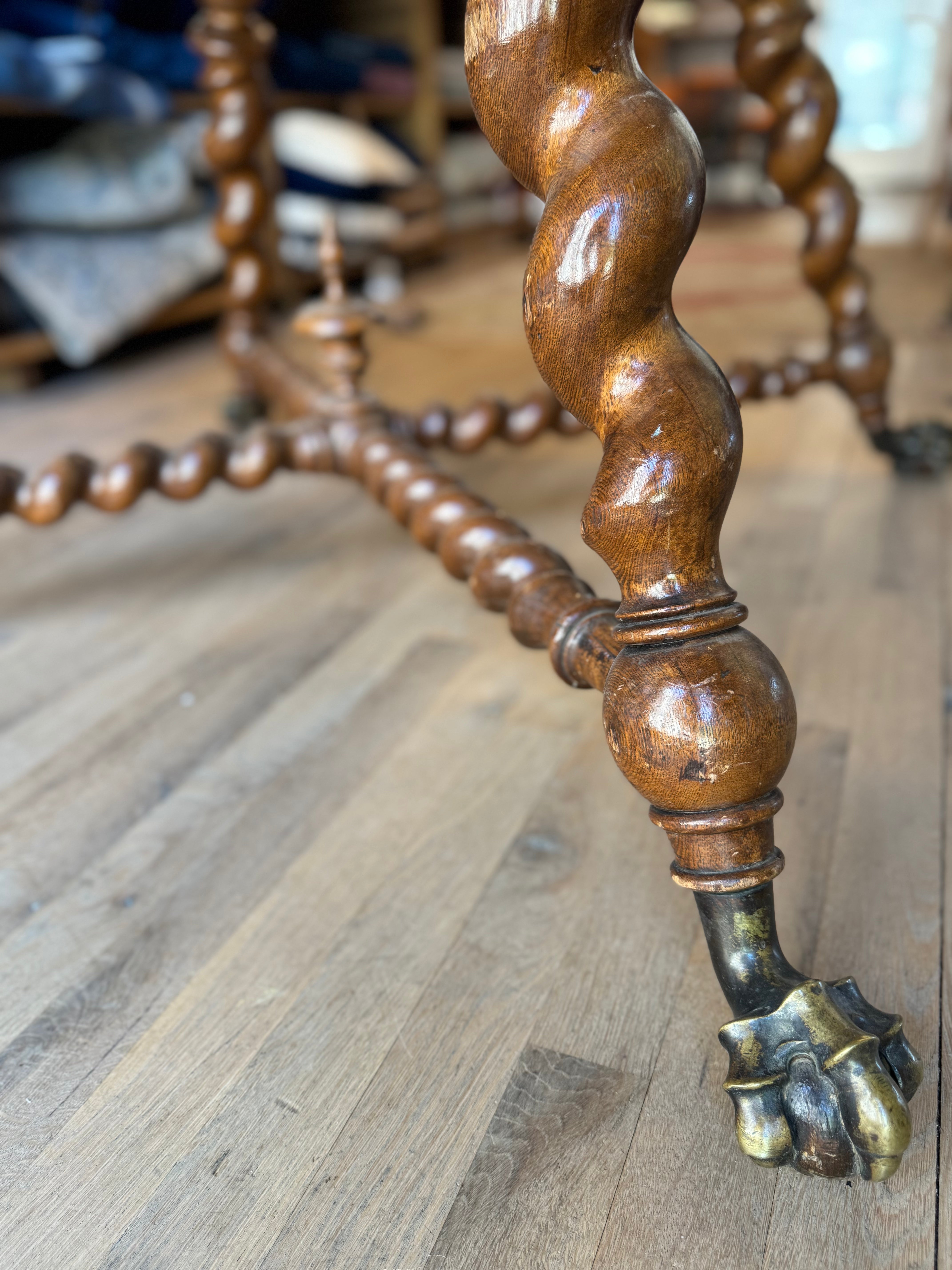 Parlor Table w/ Barley Twist Legs