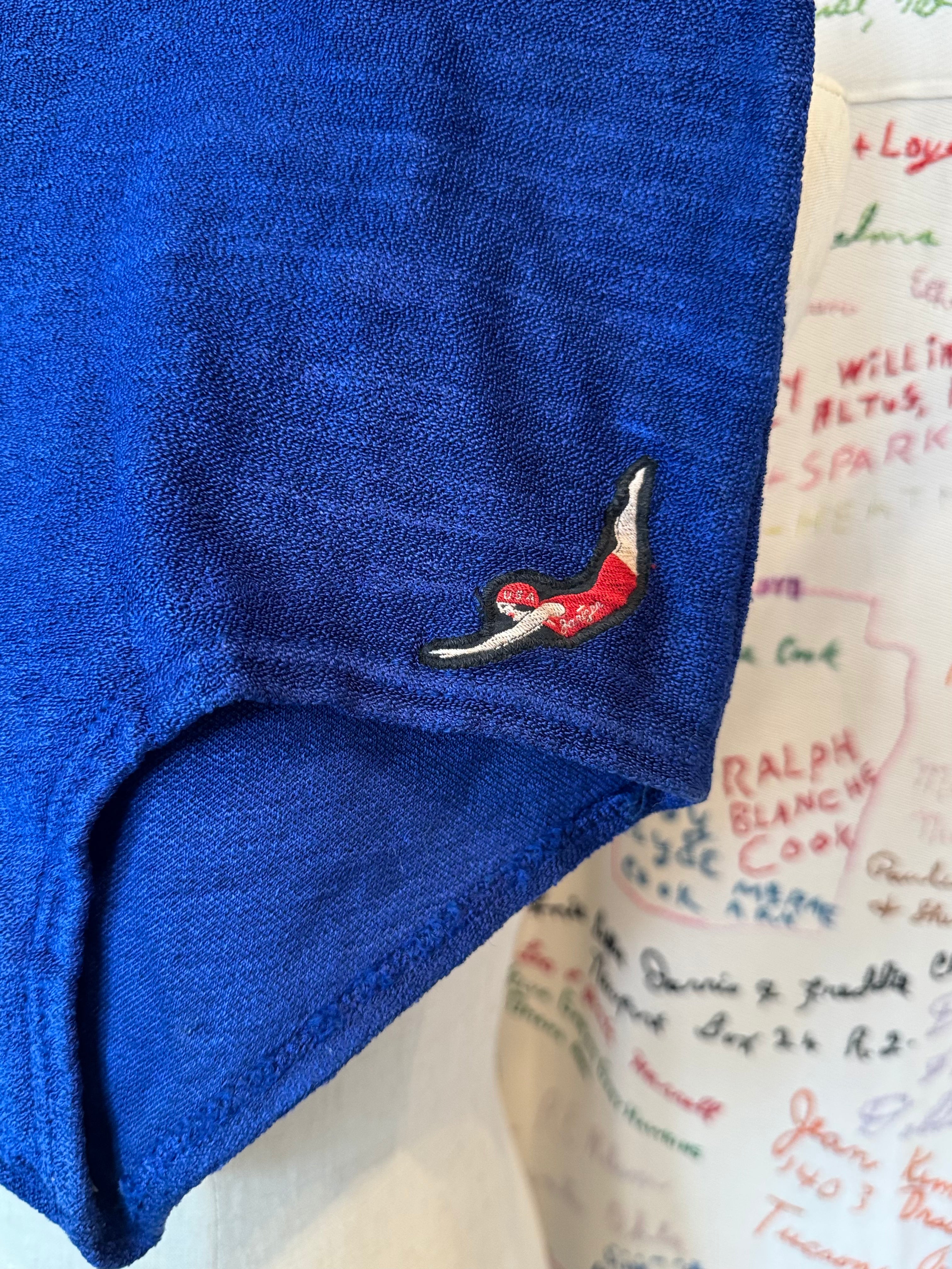 Jantzen Royal Blue Wool Swim Trunks 1930's