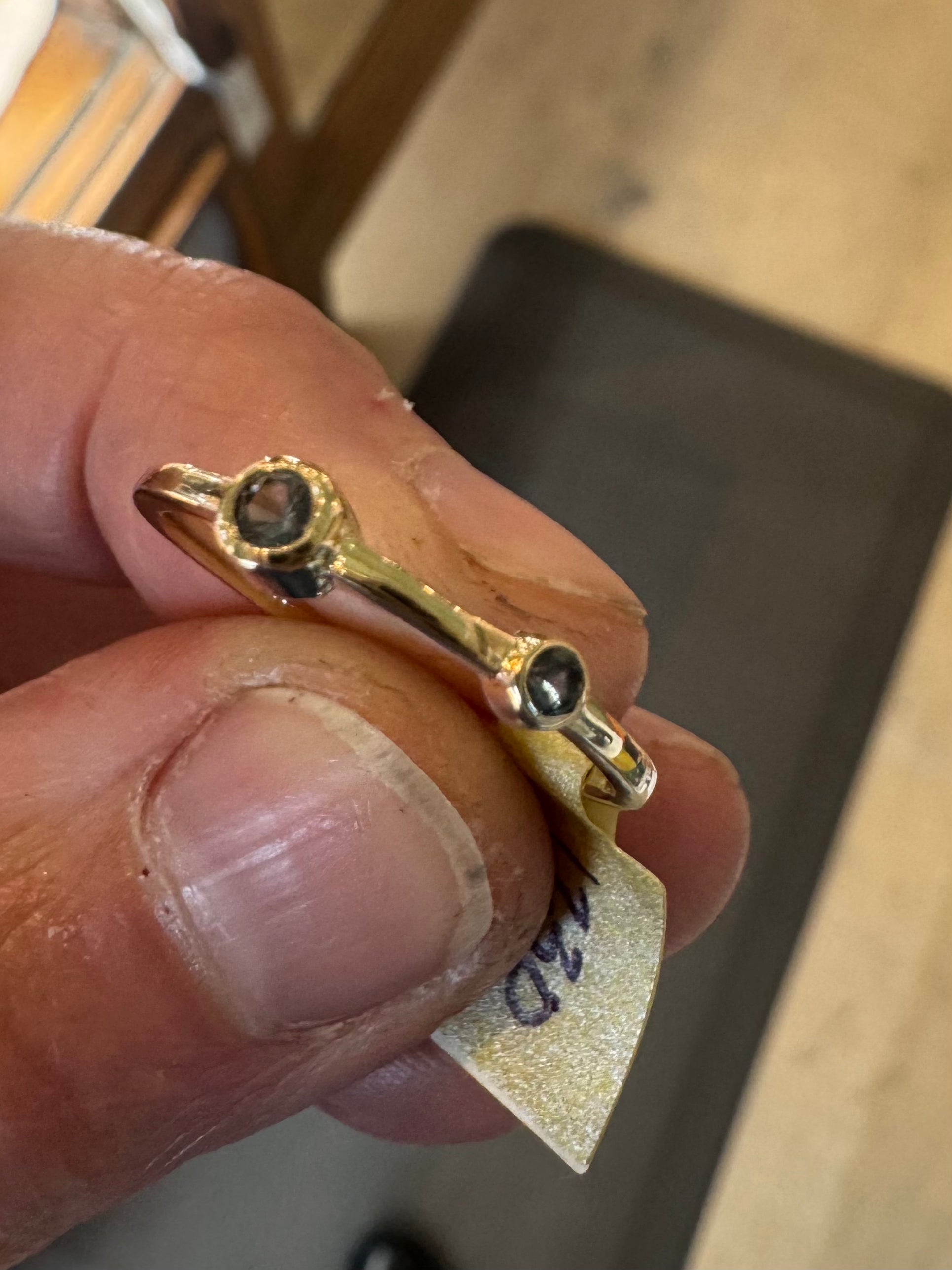 ESTRELLA RING + MONTANA SAPPHIRE by Young In The Mountains