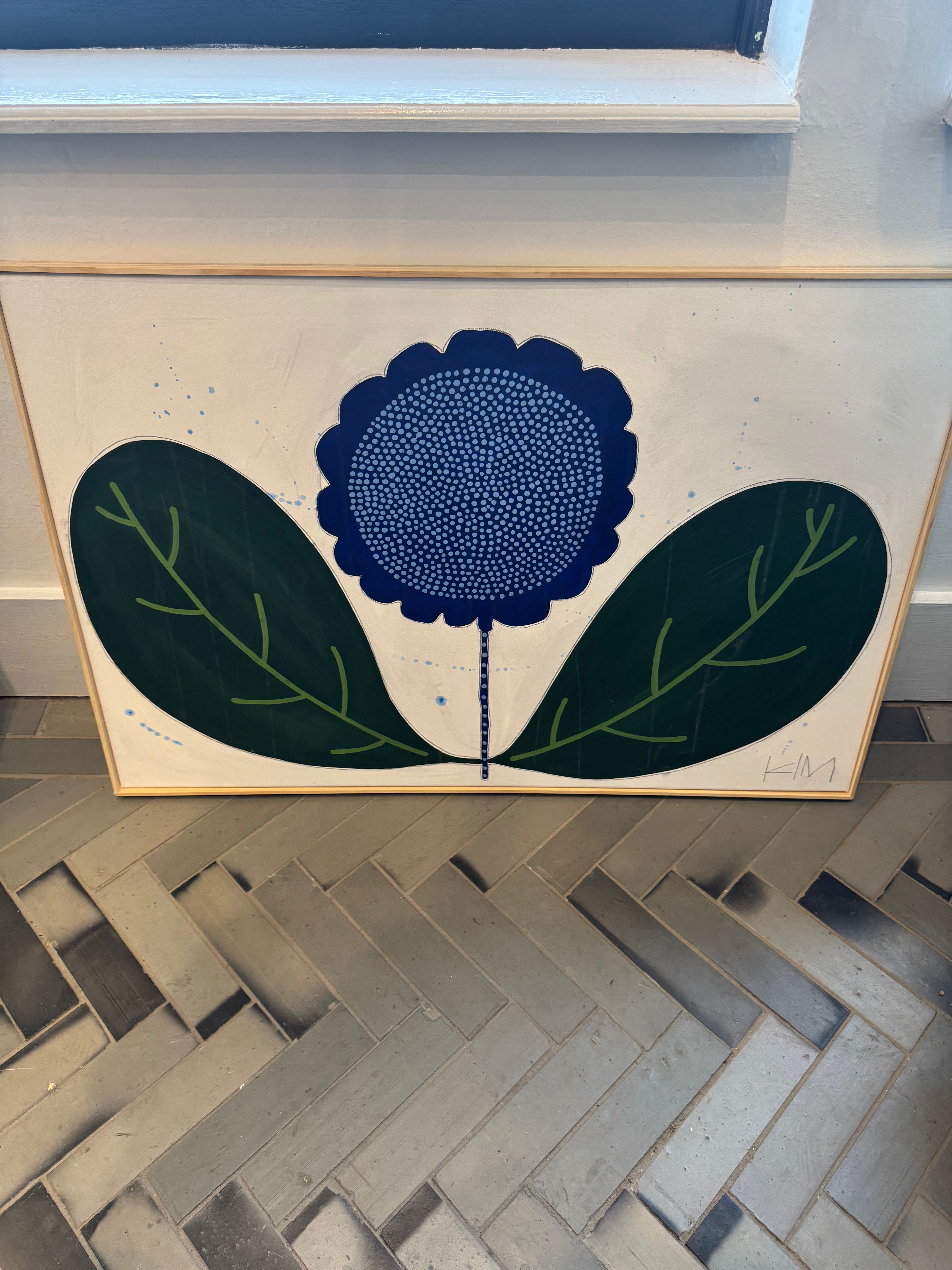 Blue Sunflower Flower