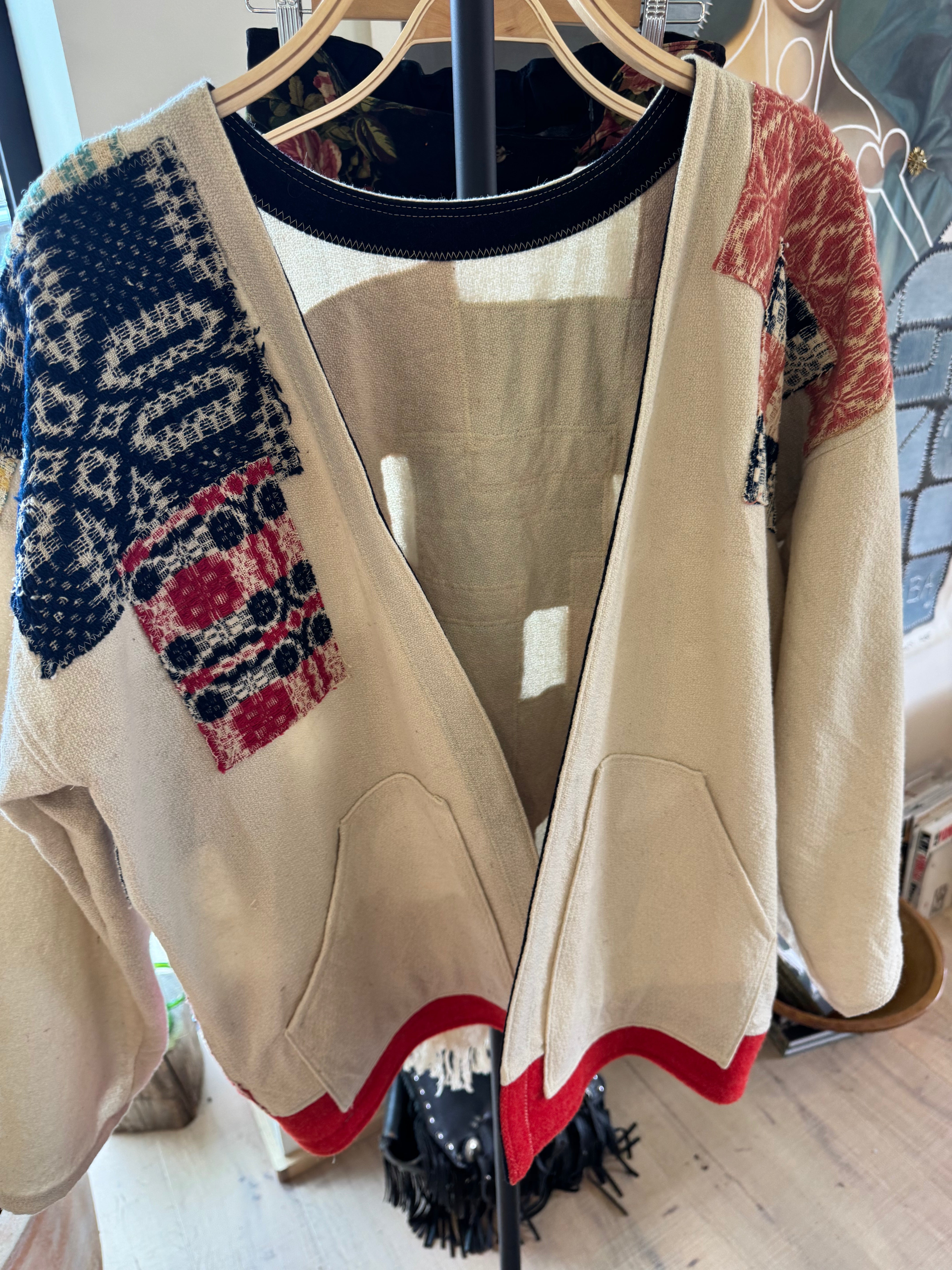 Vintage Coverlet Patchwork Jacket by Little Pond Love