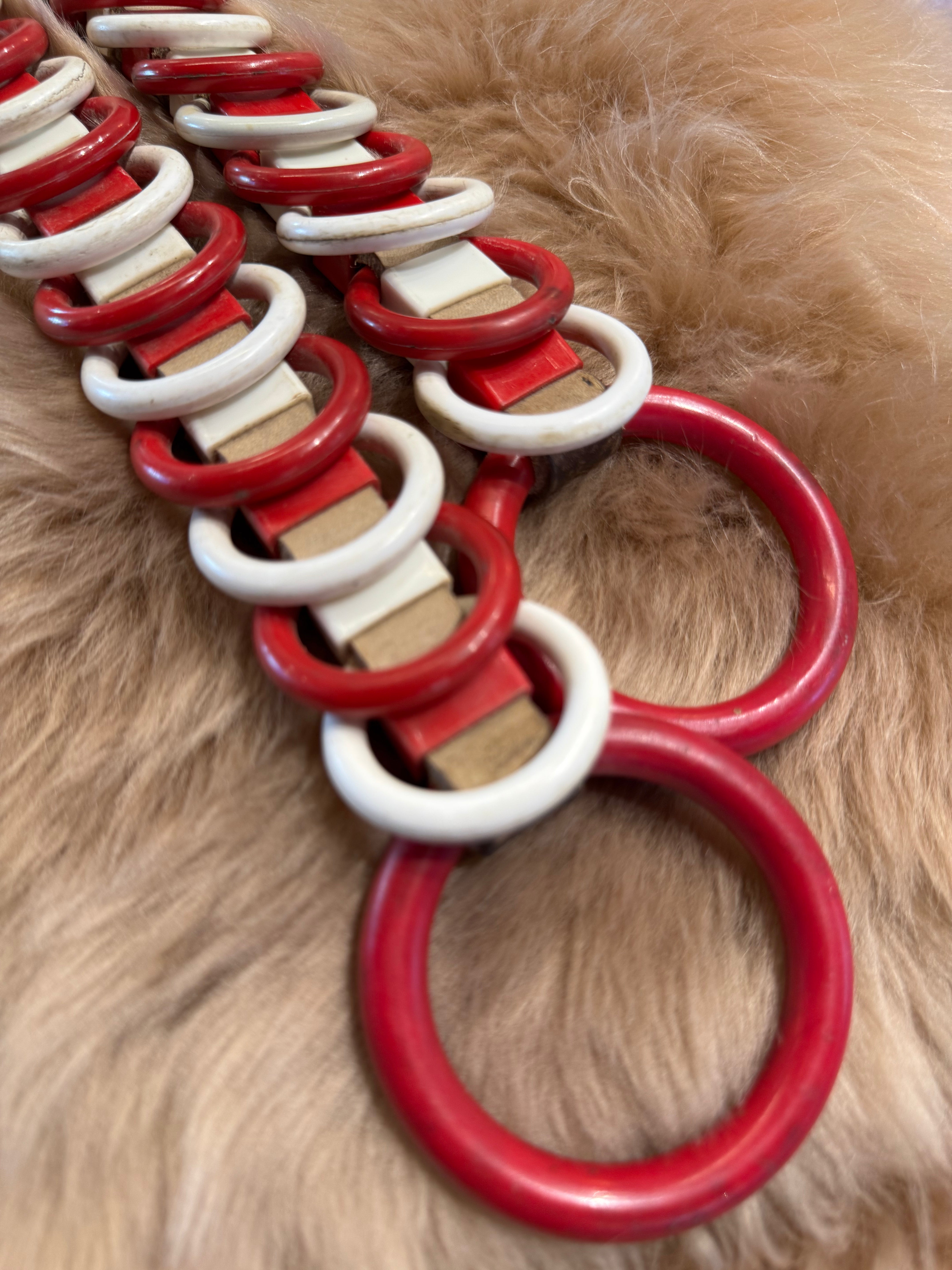 Red & White Hitch Rings