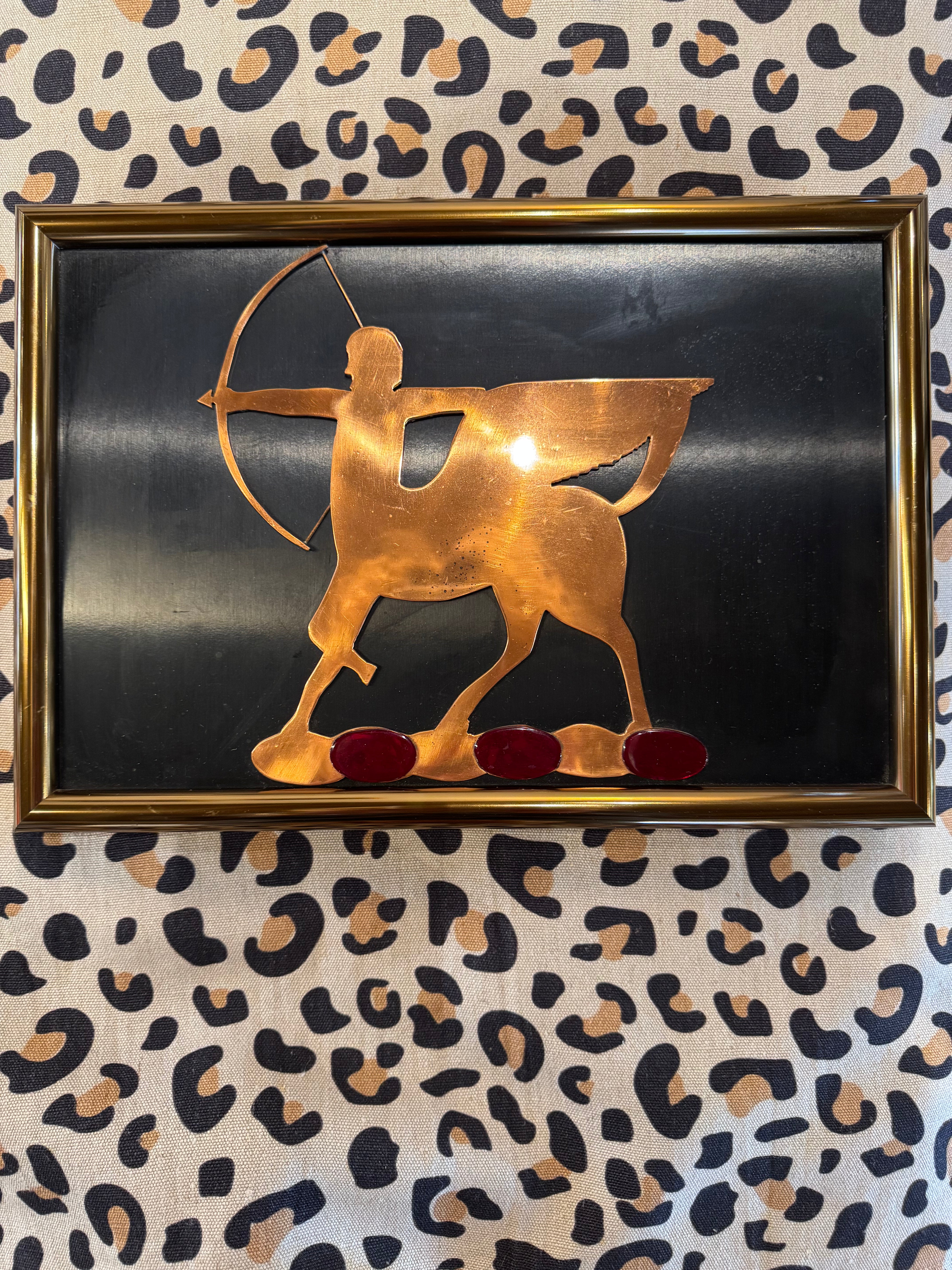 Copper Sagittarius in Frame