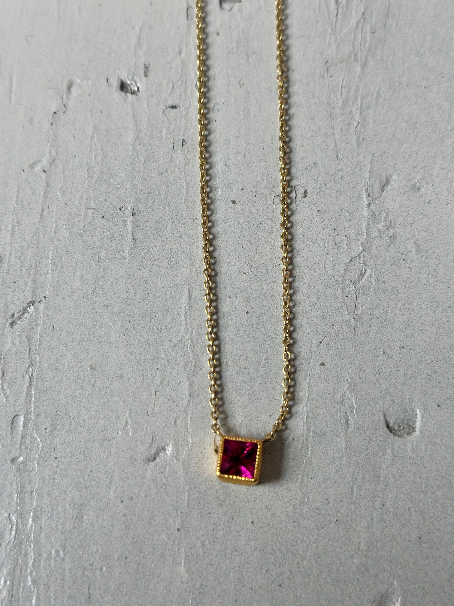 Rubellite Necklace by Devta Doolan