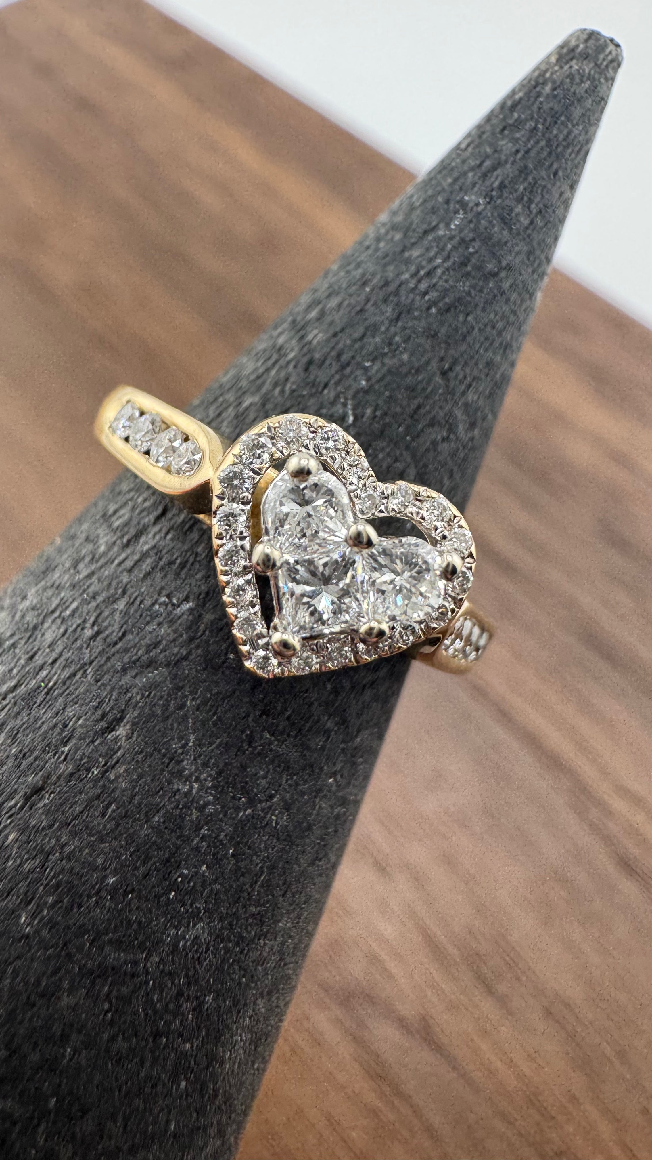 Be My Valentine Vintage Diamond Ring