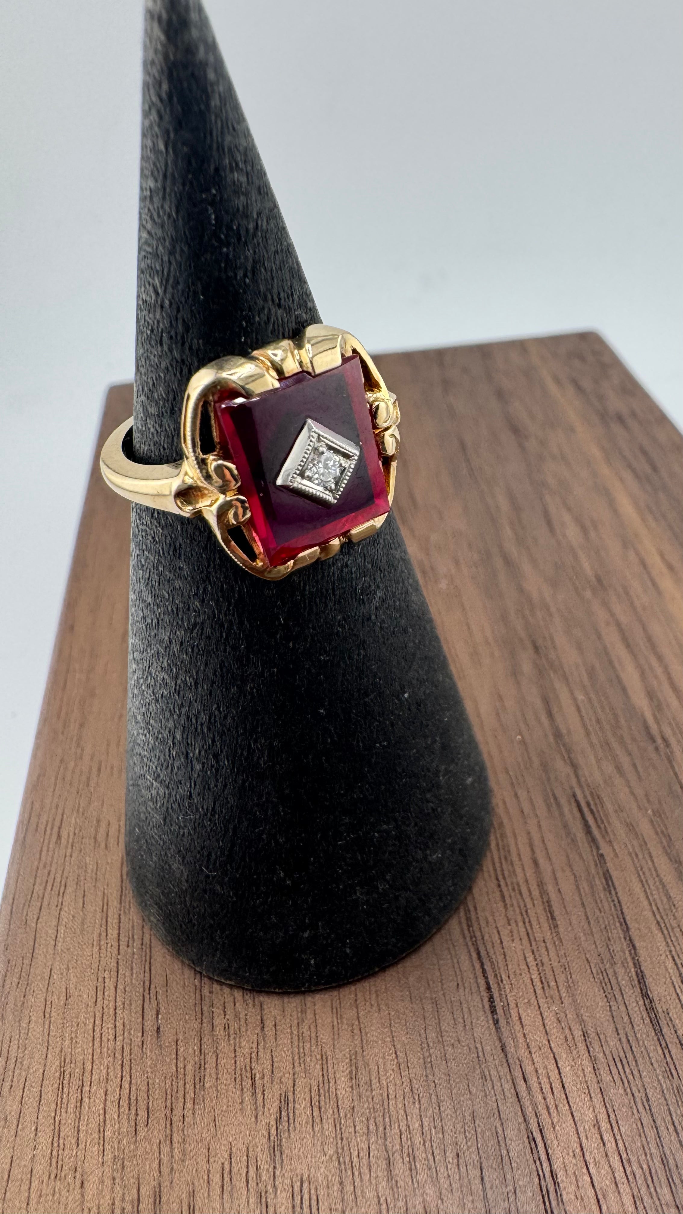 Victorian Ruby & Gold Ring