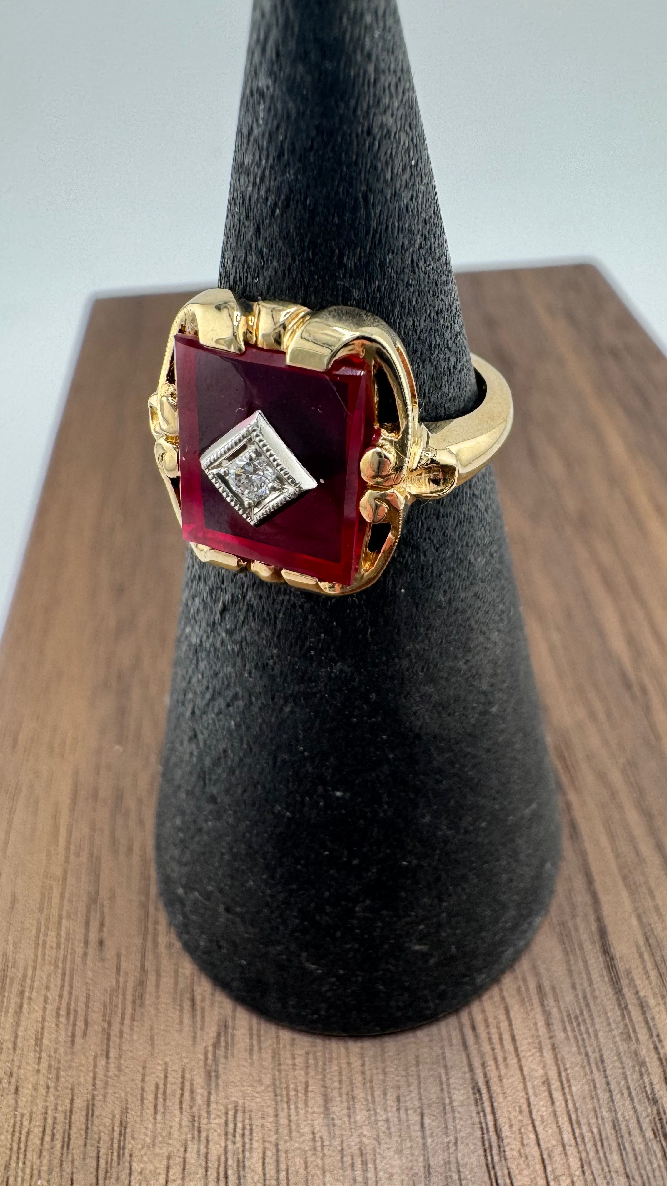 Victorian Ruby & Gold Ring