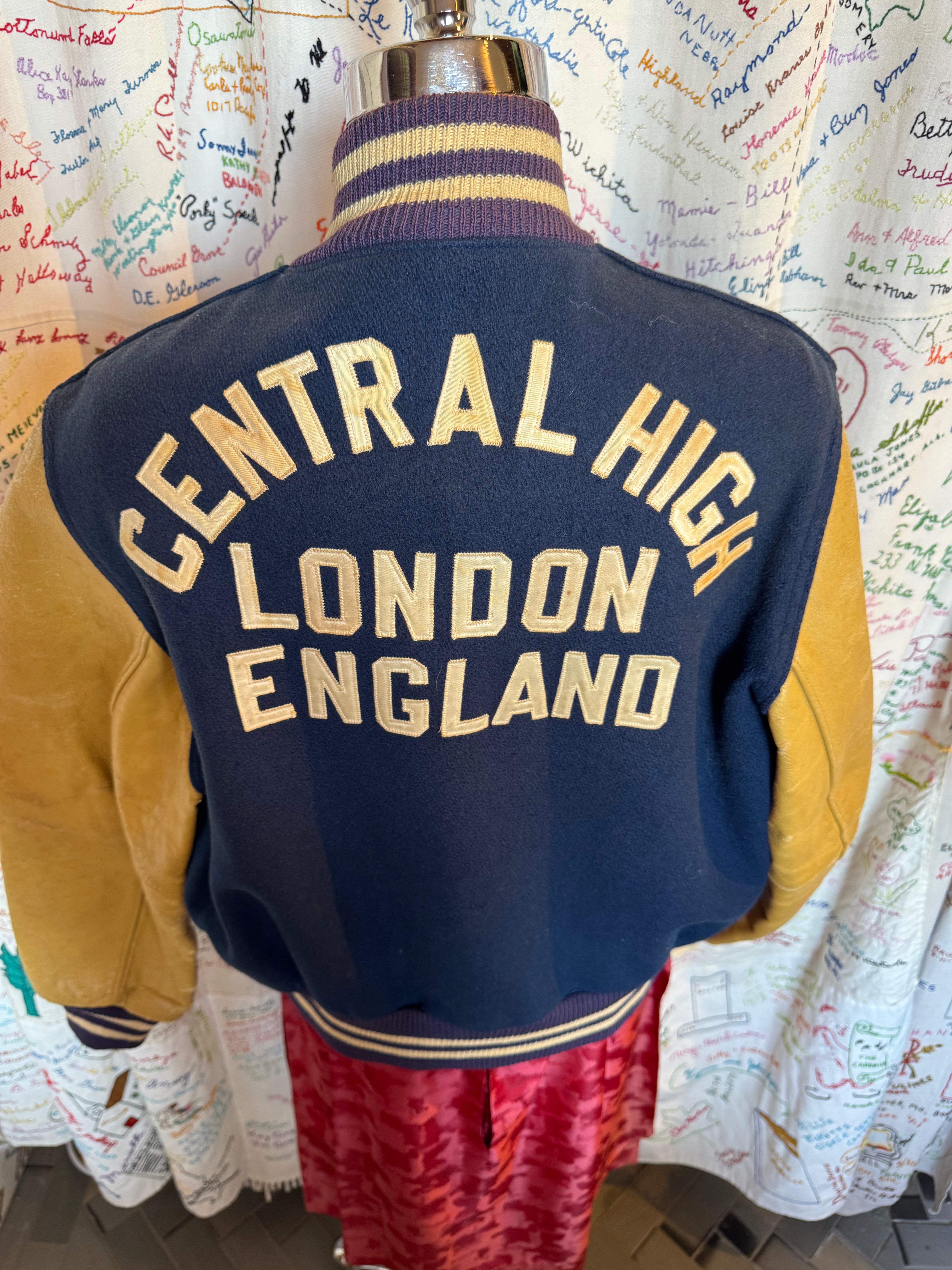 Central London England Varsity Jacket