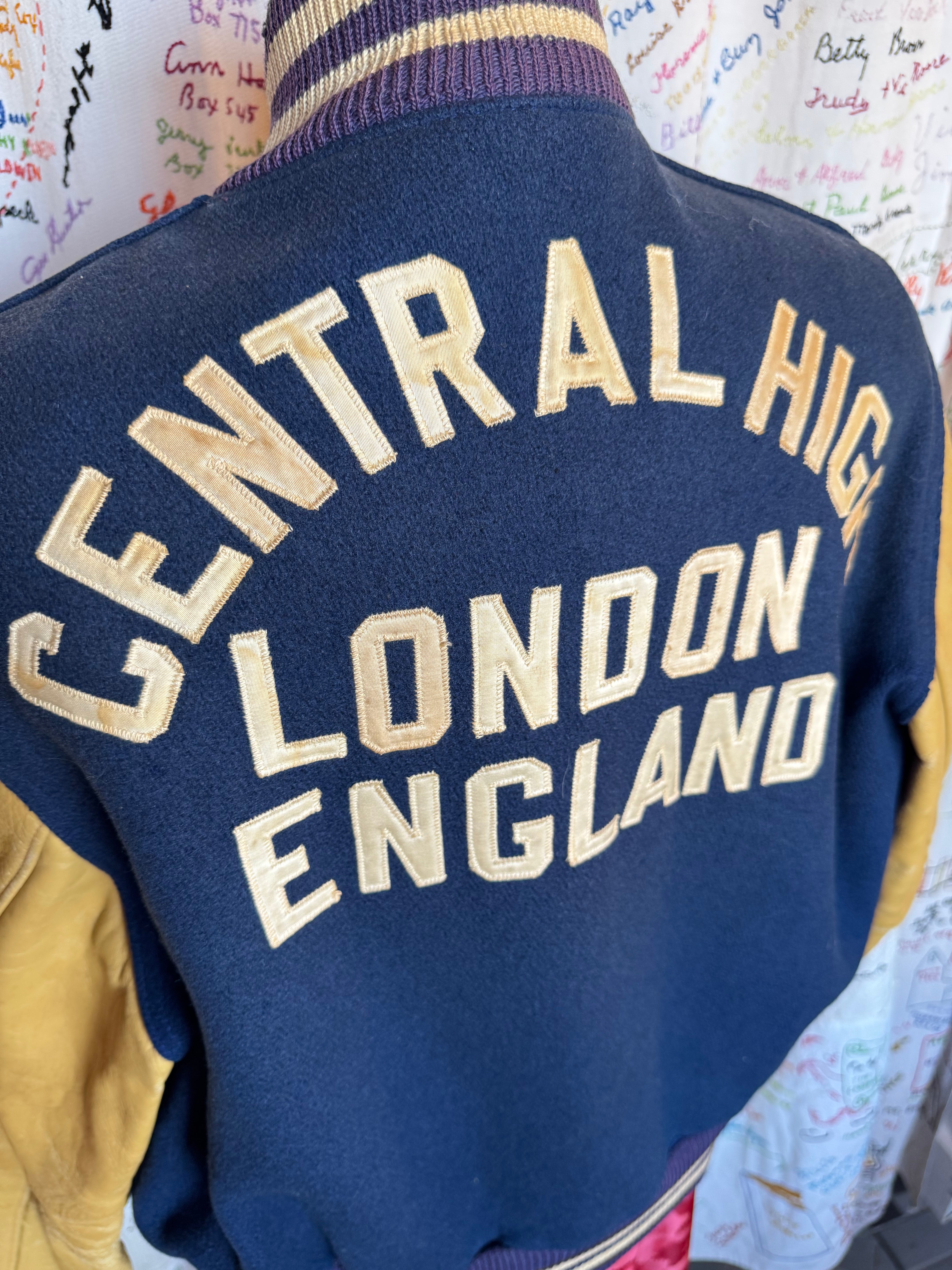 Central London England Varsity Jacket