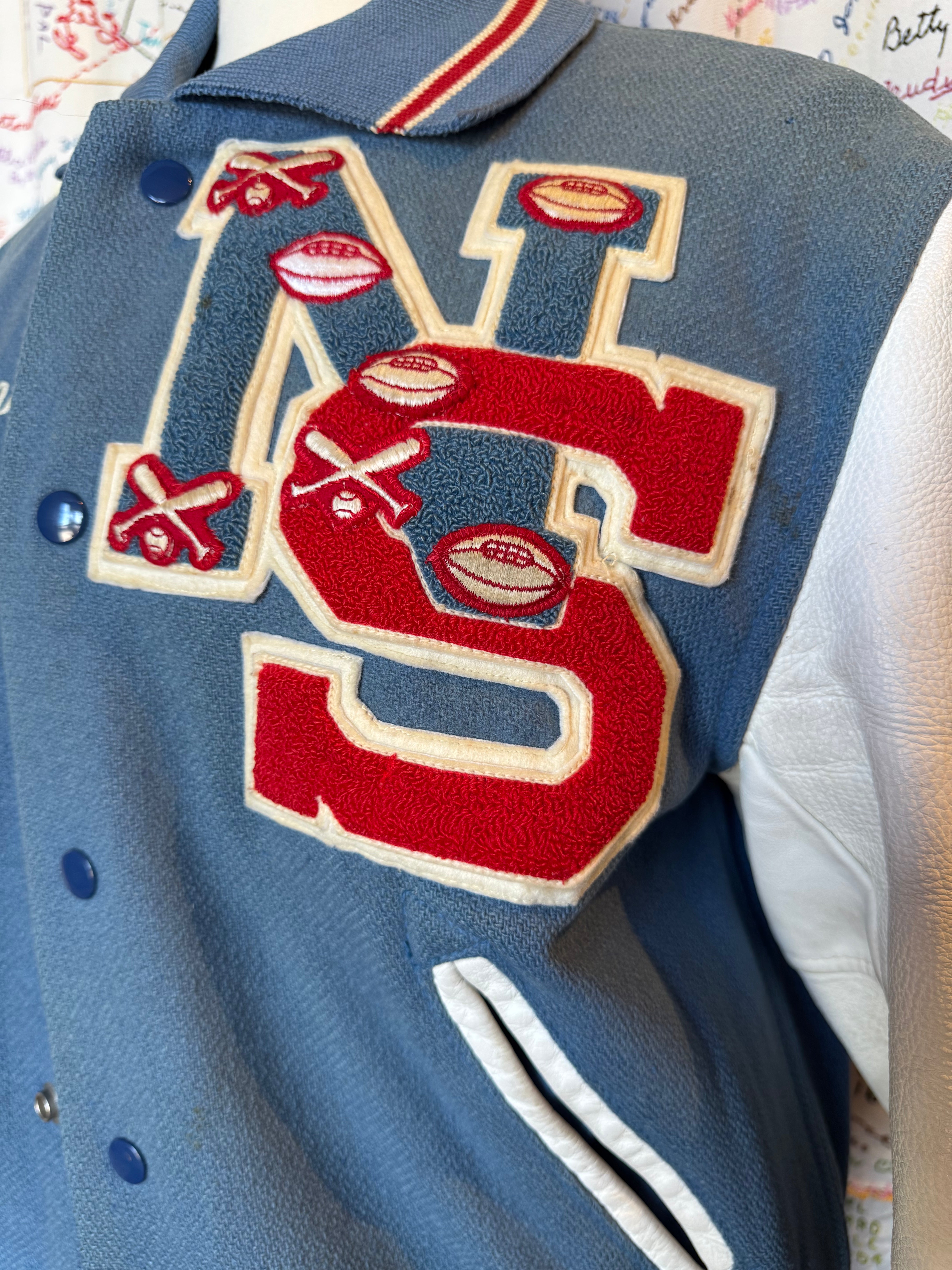 1976 Two Sport Varsity Letter Jacket