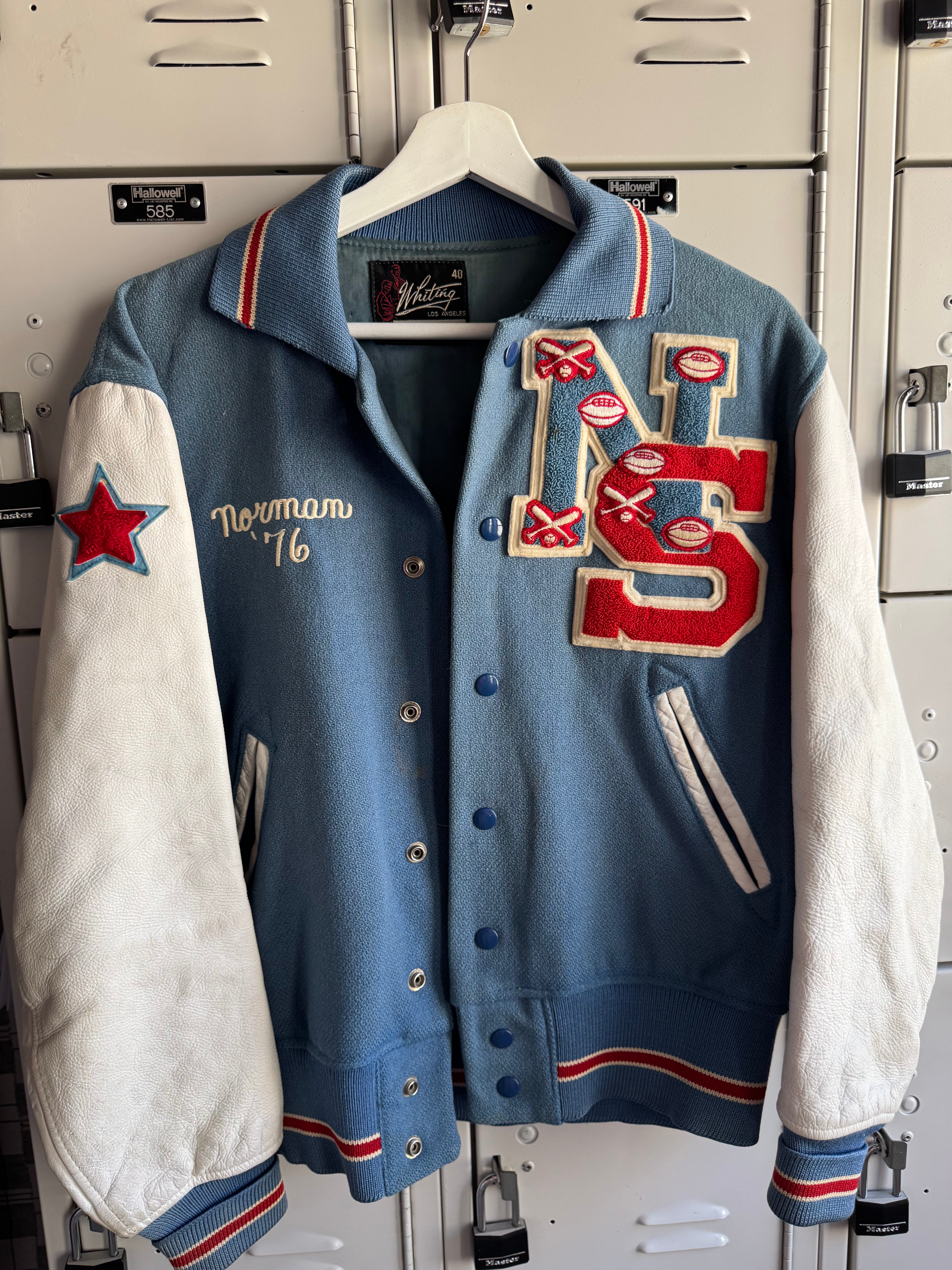 1976 Two Sport Varsity Letter Jacket