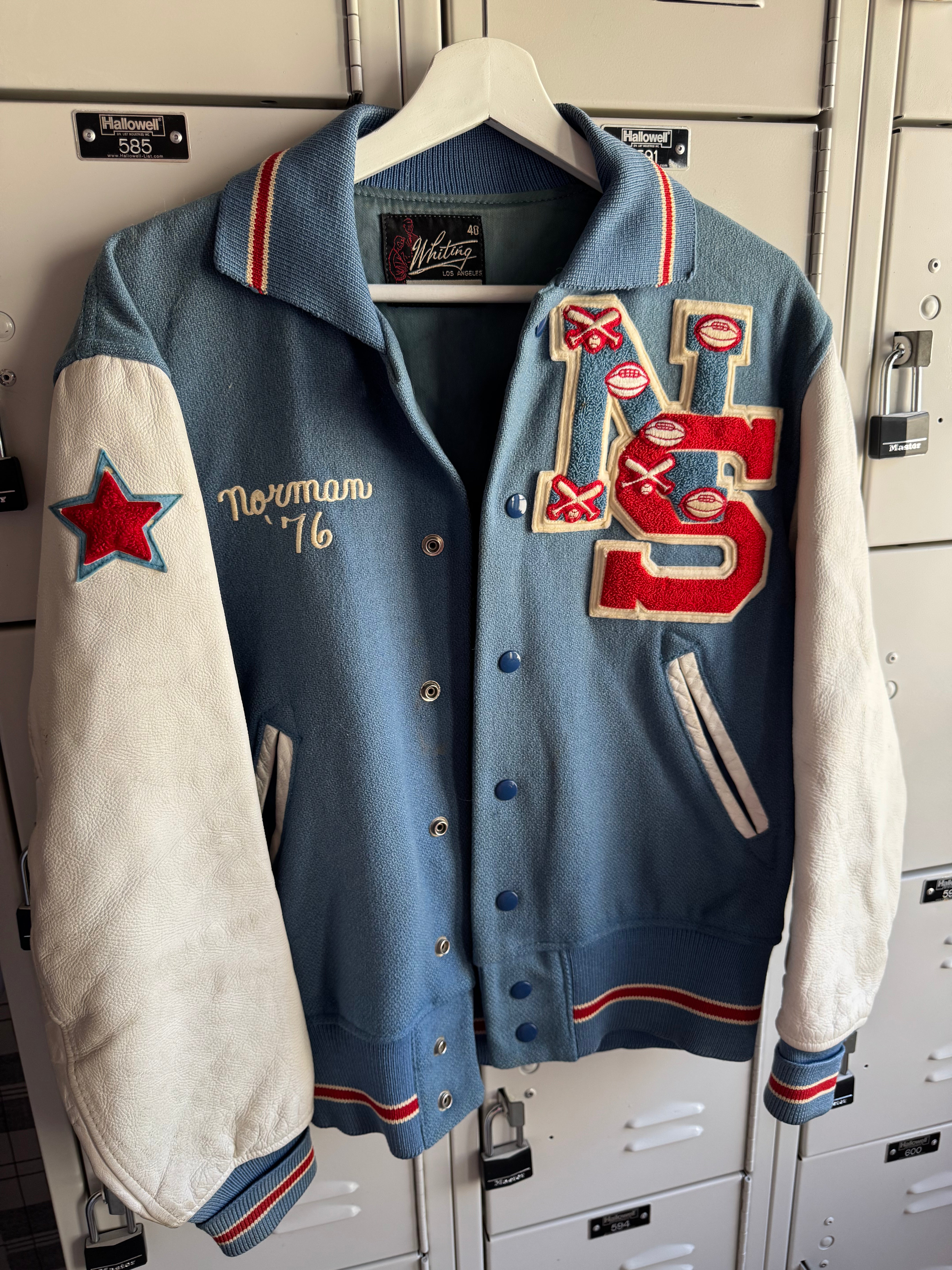 1976 Two Sport Varsity Letter Jacket