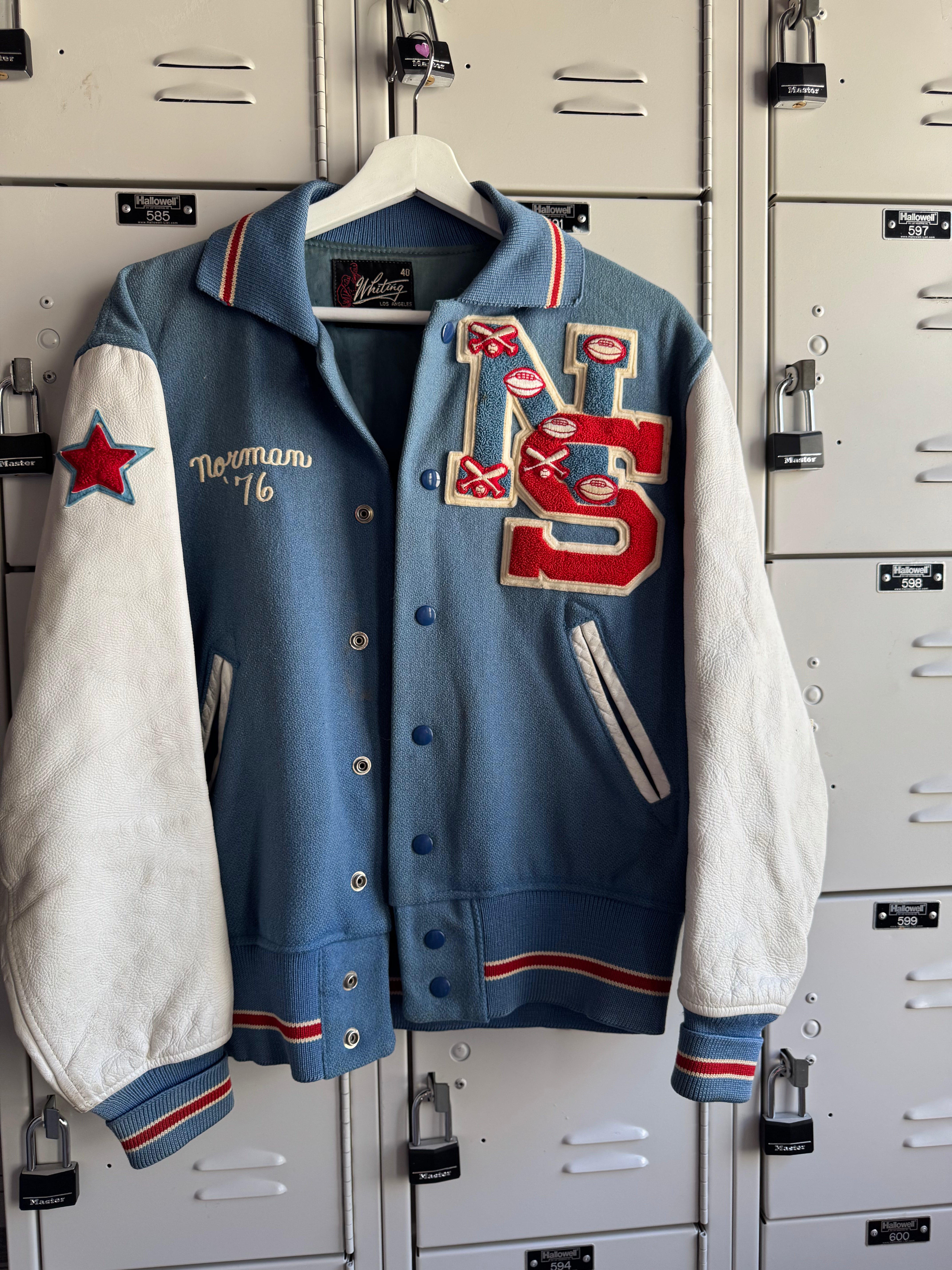 1976 Two Sport Varsity Letter Jacket