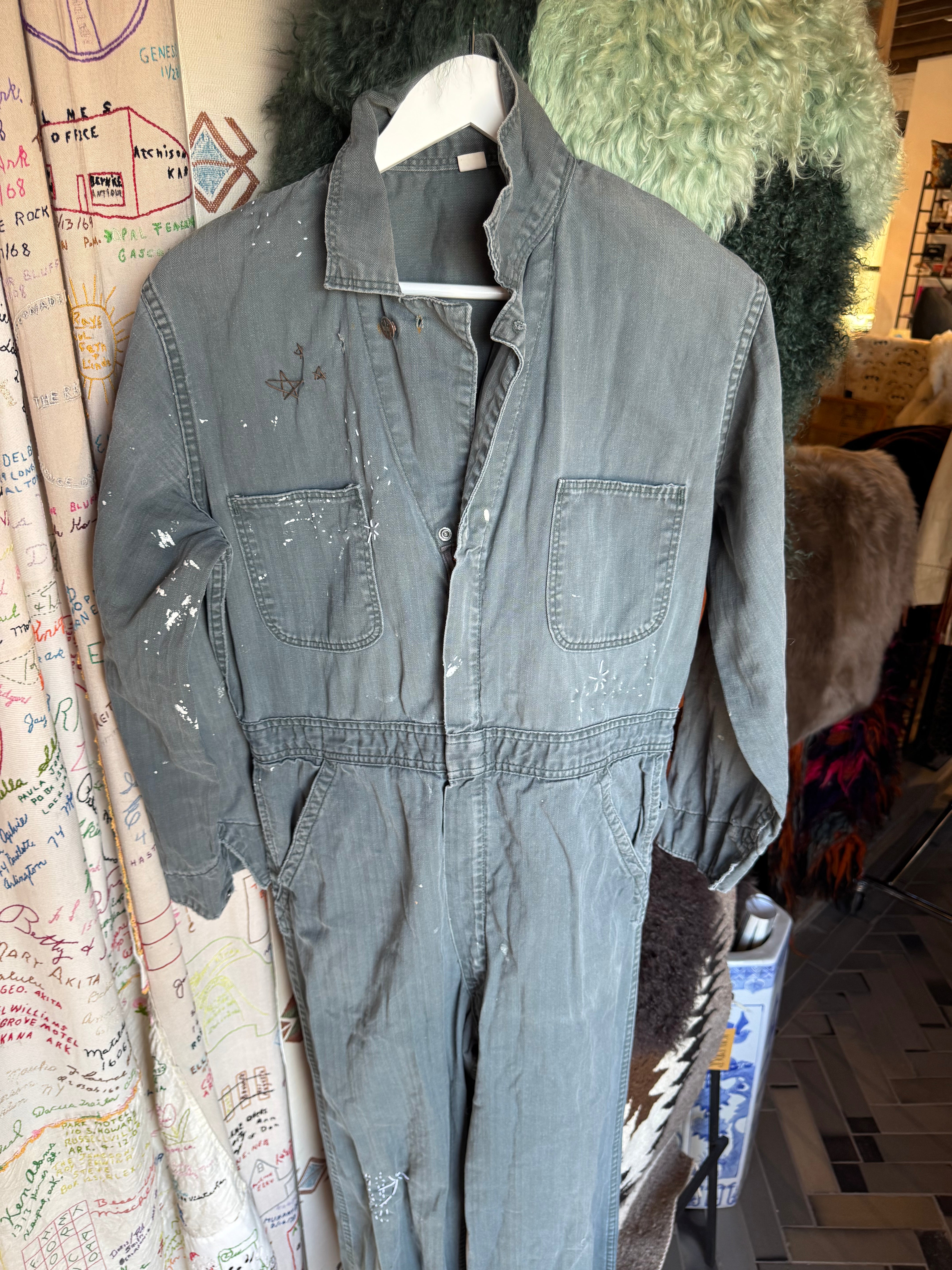 SPARHAWK Embroidered Star Coveralls