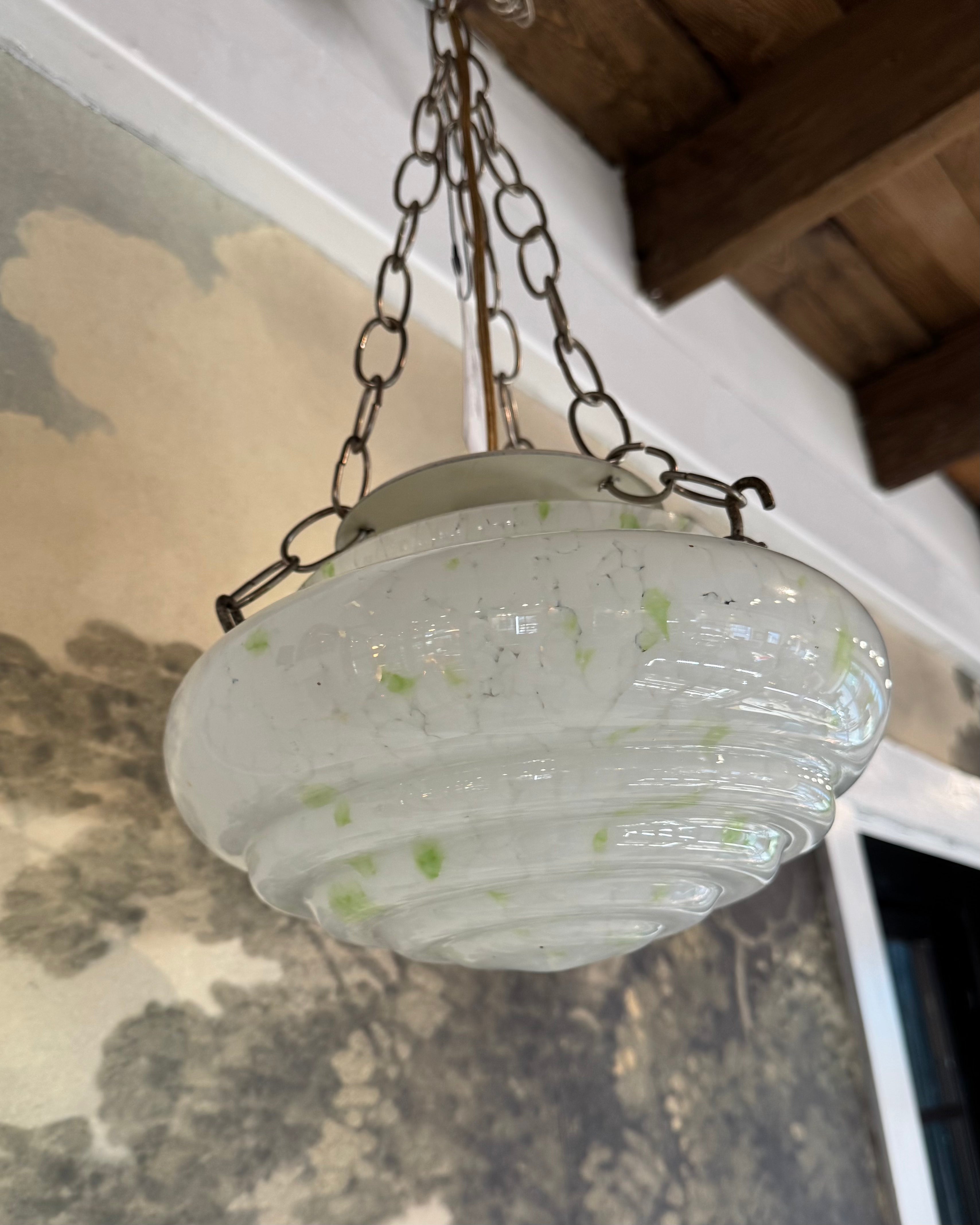 Hand-Blown Glass Pendant Light